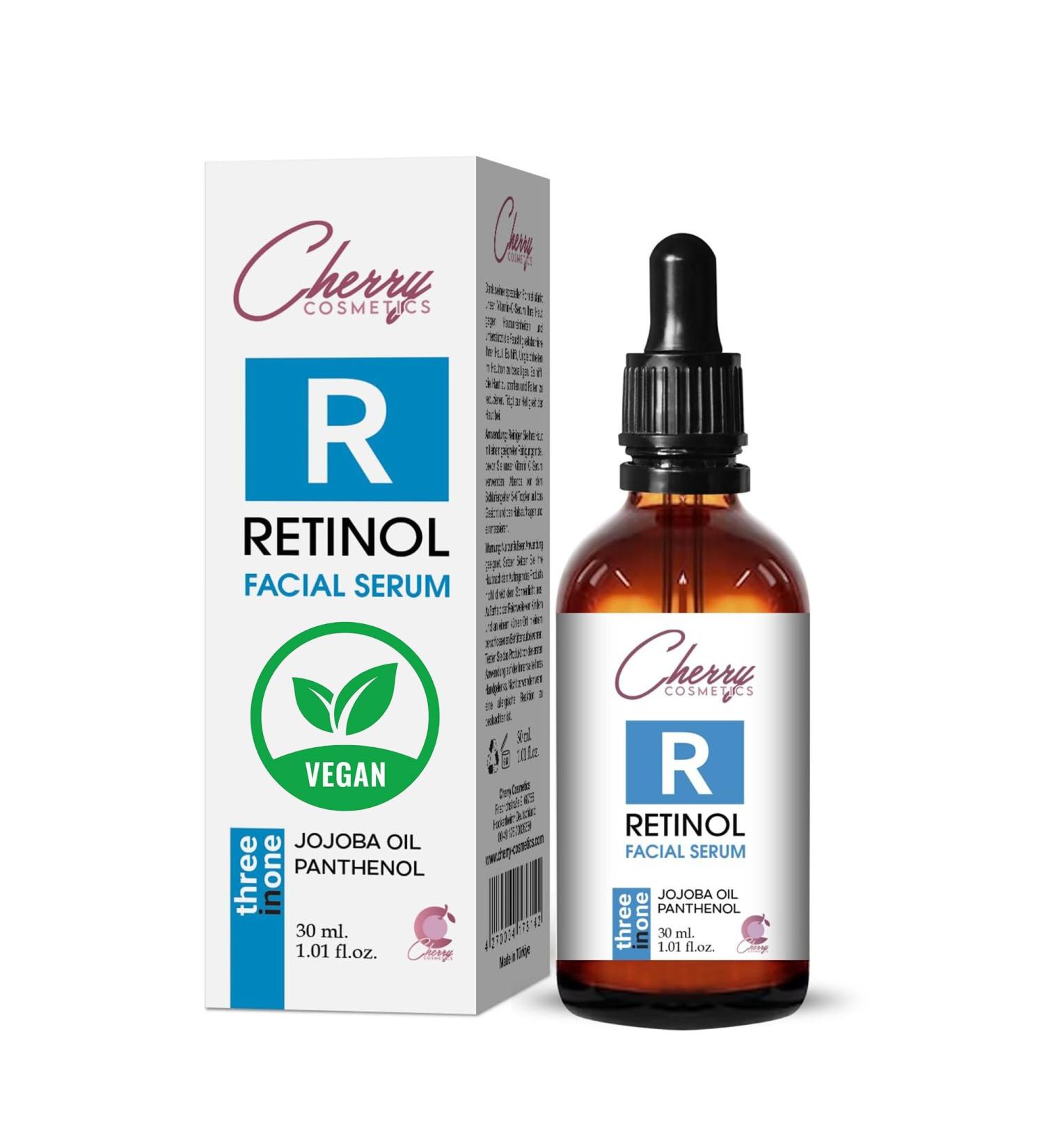 S rum v g talien au r tinol pour le visage - S rum anti- ge l'acide hyaluronique vitamine E et aloe vera pour lutter contre les rides les taches de vieillesse les taches pigmentaires les ridules - Buy Online on GoSupps.com