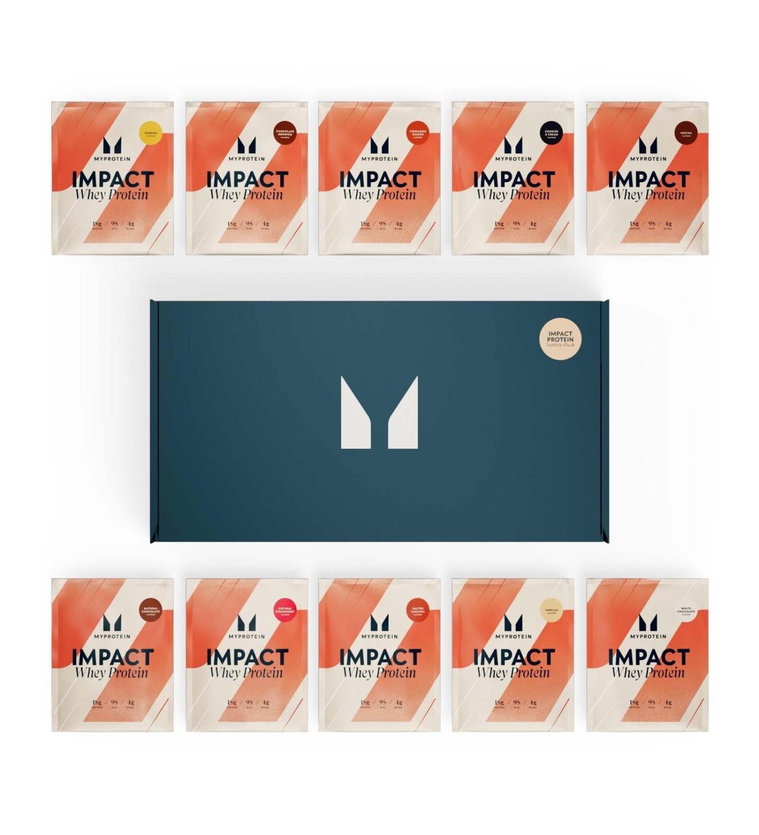 MyProtein Impact Whey Protein Lot de 10 prot ines d'impact Lot multiple Multi-Pack - Buy Online on GoSupps.com