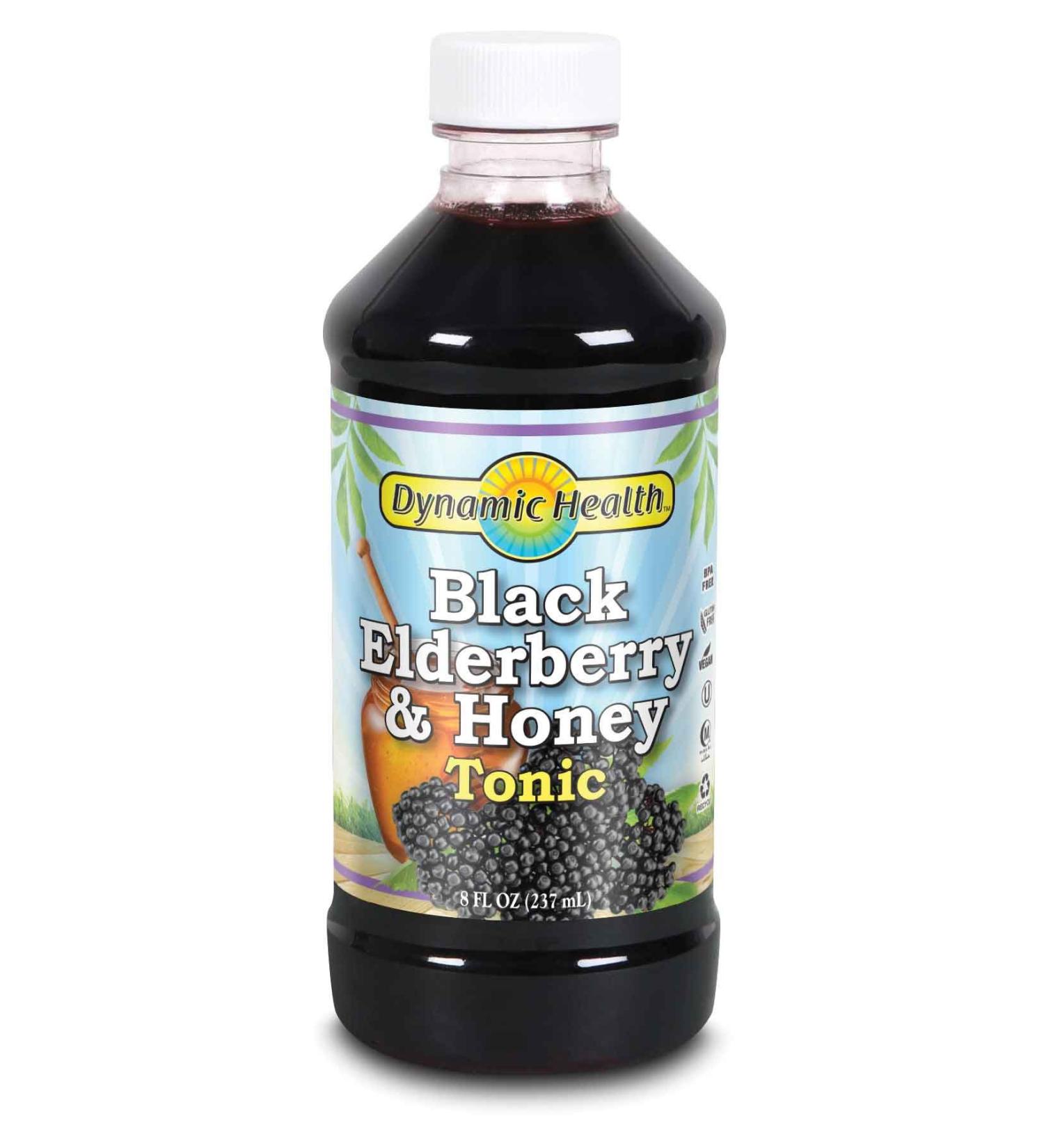 Dynamic Health - Black Elderberry Liquid Extract - 8 oz.