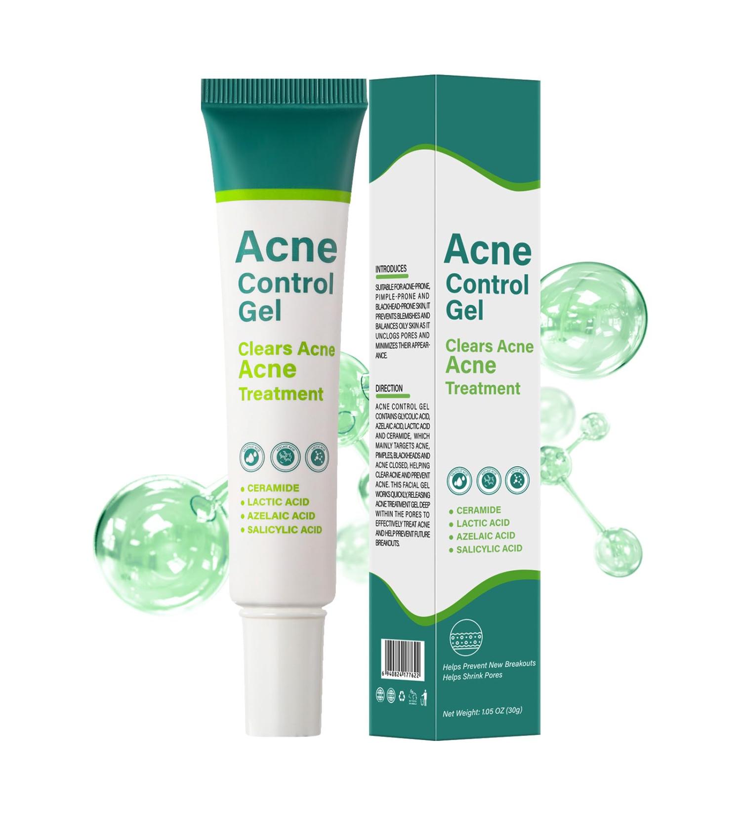 Azelaic Acid Facial Gel - Acne Treatment with Salicylic Acid & Ceramide | Redness Relief & Clarify Skin - 1 Fl. Oz - Buy Online on GoSupps.com
