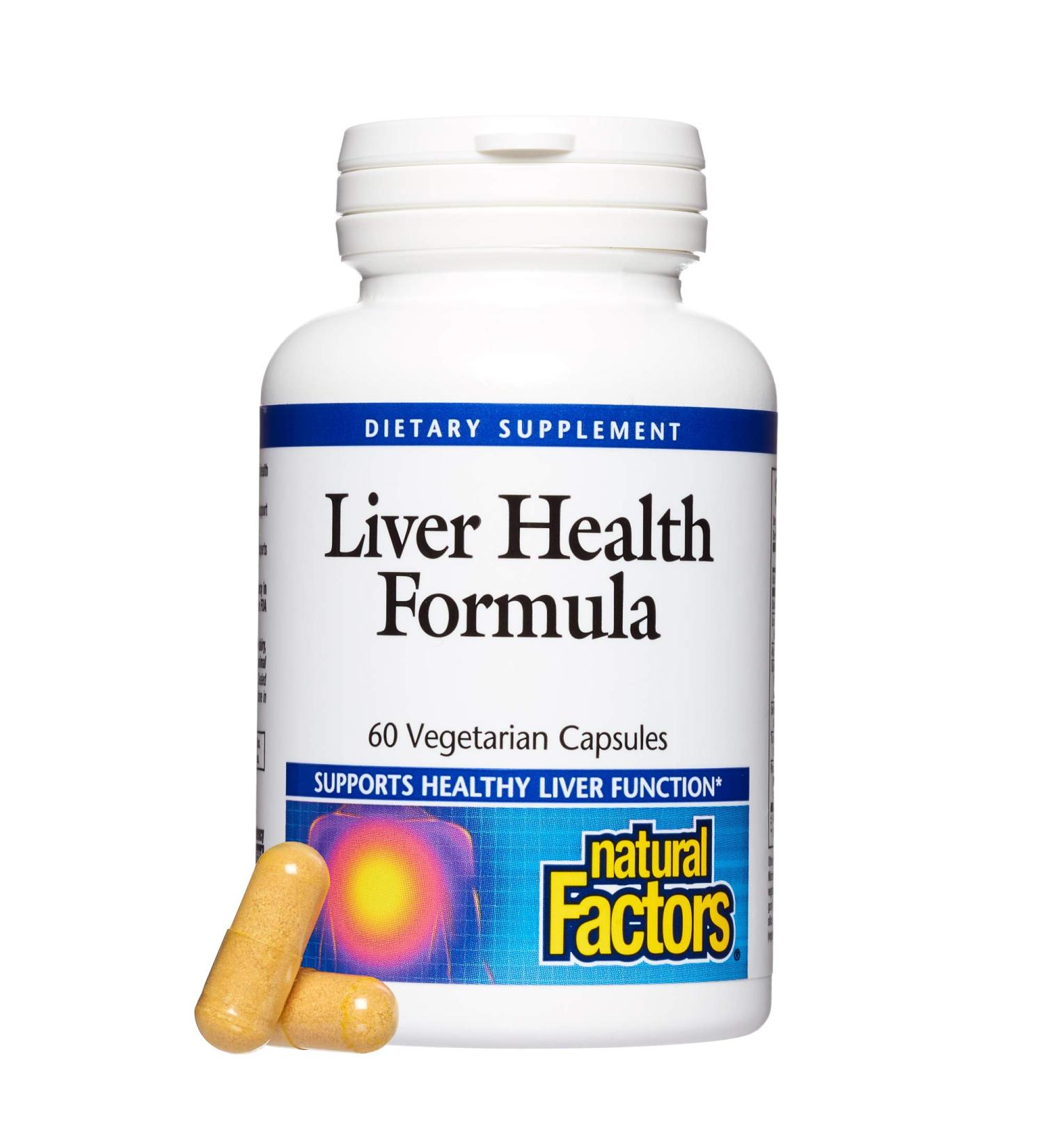 Natural Factors Liver Health Formula â€“ 60 Vegetarian Capsules for Optimal Liver Support - Buy Online on GoSupps.com