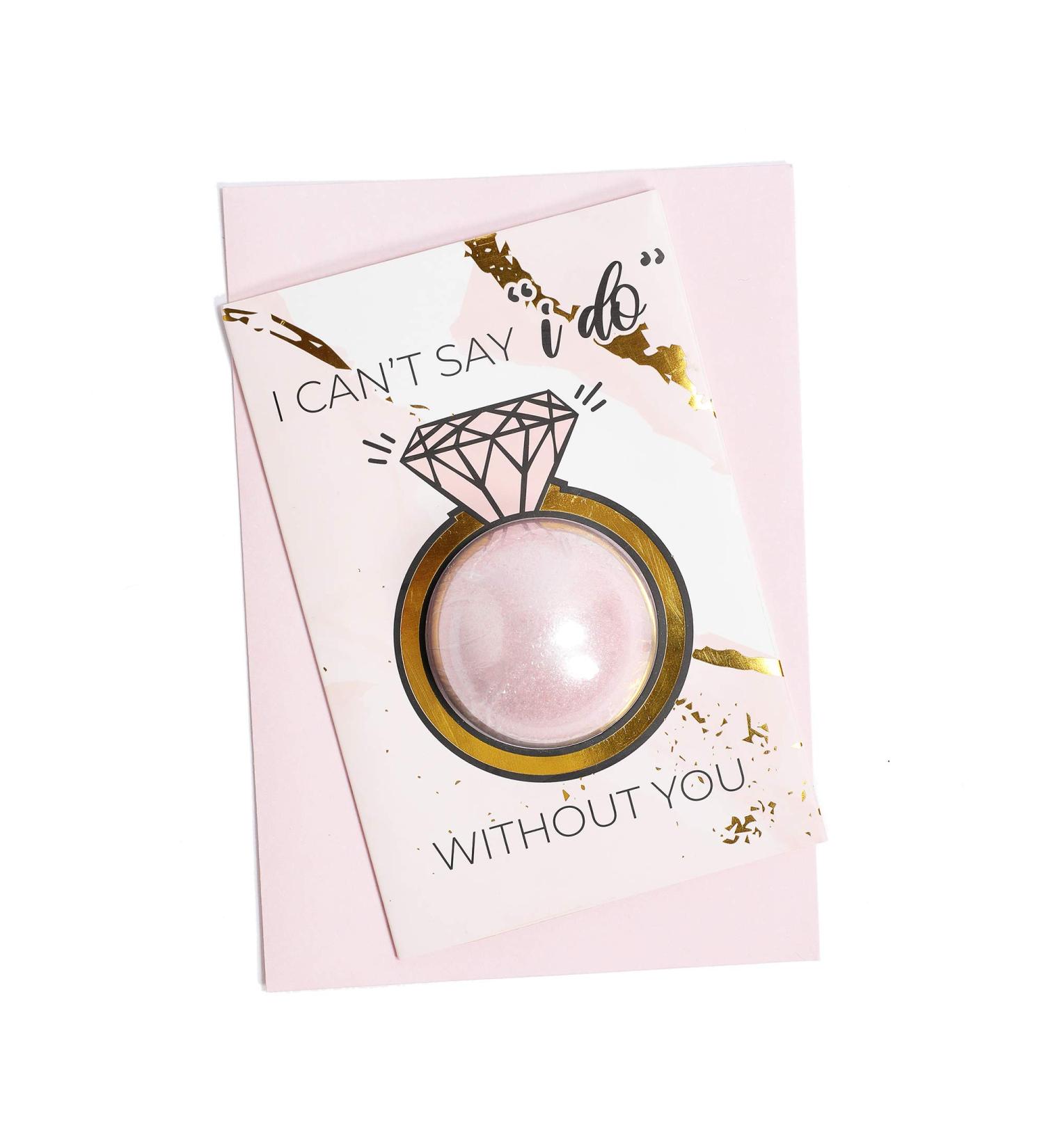 Bridesmaid Proposal Cards with Bath Bombs - 6 Pack | Perfect Bridesmaids Proposal Gifts | Ring Style | Will You be My Bridesmaid Card Pack - Buy Online on GoSupps.com