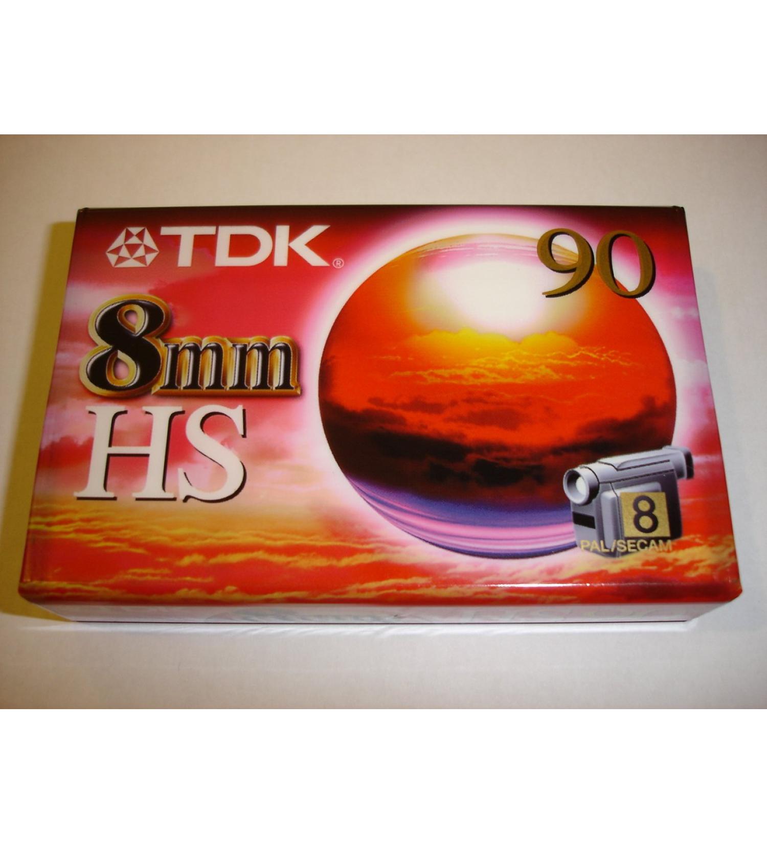 TDK 8mm HS90 Pal/Secam Tape - High Quality Video Recording Tape - Buy Online on GoSupps.com