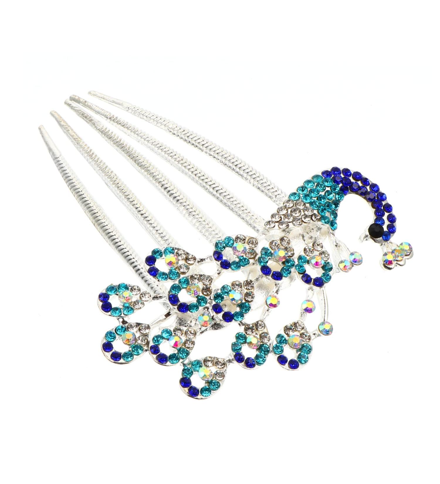 Diamond Phoenix Hair Comb Hair Barrettes Hair Pin Rhinestone Bobby Pins Bride Hair Clip Pearl Wedding Headpiece Hair Combs for Women Hair Comb Accessories Bridal Hair Comb Alloy Gogogmee - Buy Online on GoSupps.com