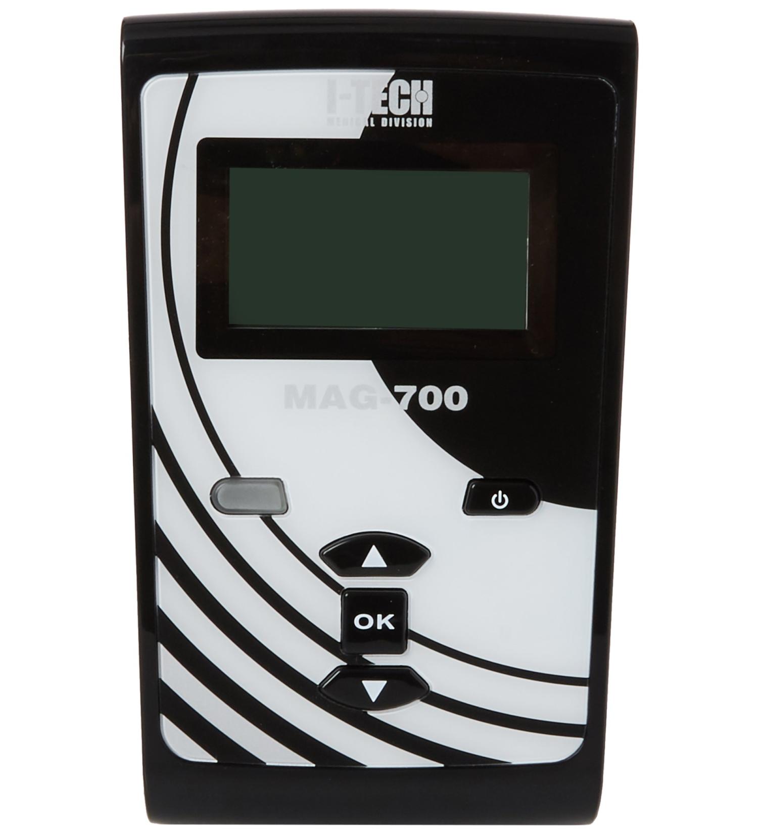 I-Tech Mag 700: Professional Magnetic Therapy Device - 1 Channel 11 Programs 70 Gauss Intensity 5-100 Hz Frequency & Therapeutic Rubber Band - Ideal for Home & Clinical Use - Buy Online on GoSupps.com