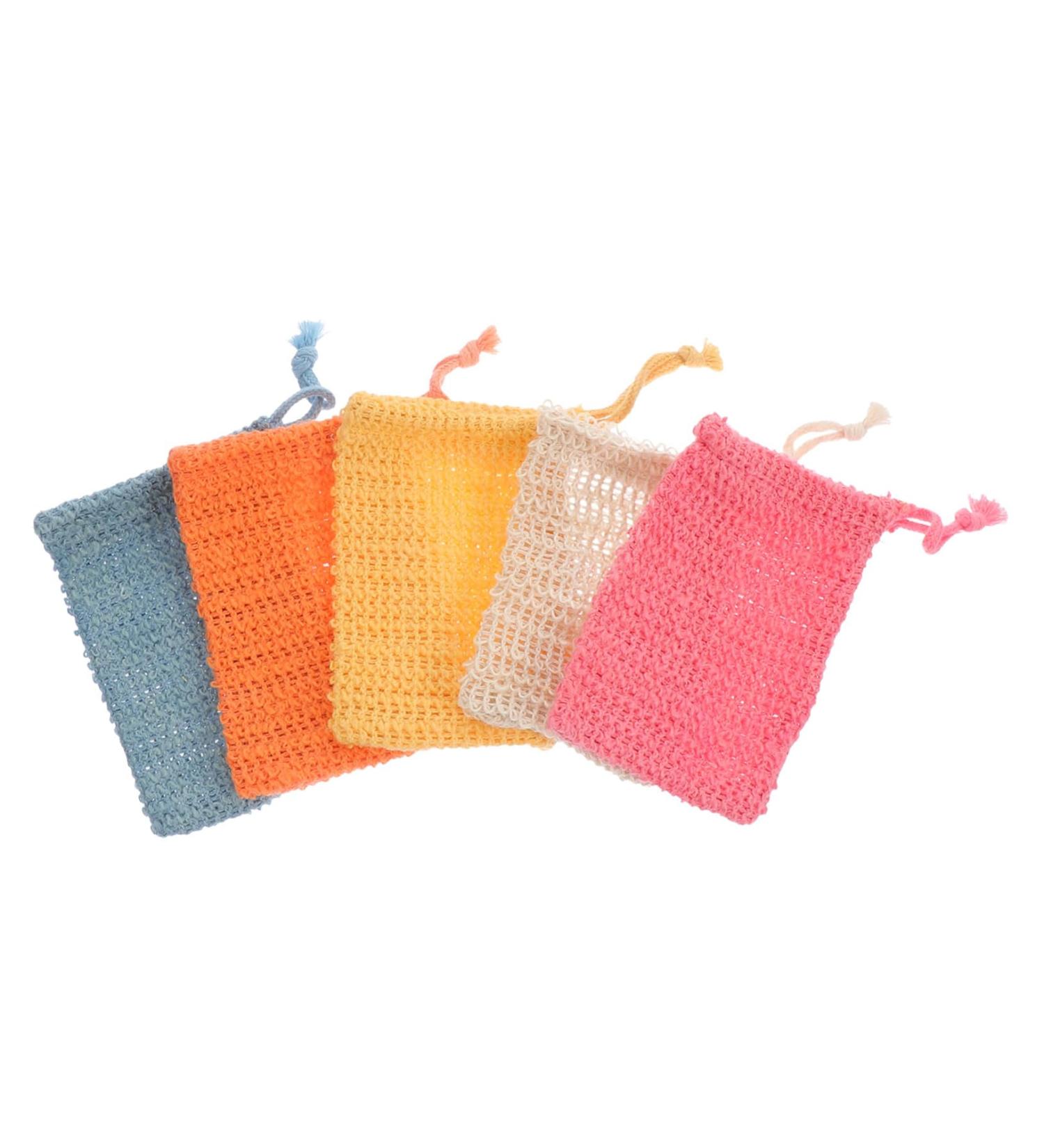 Beatifufu 5pcs Soap Storage Bag Bath Soap Holder Mesh Organizer Soap Bag Household Foam Bag - Buy Online on GoSupps.com