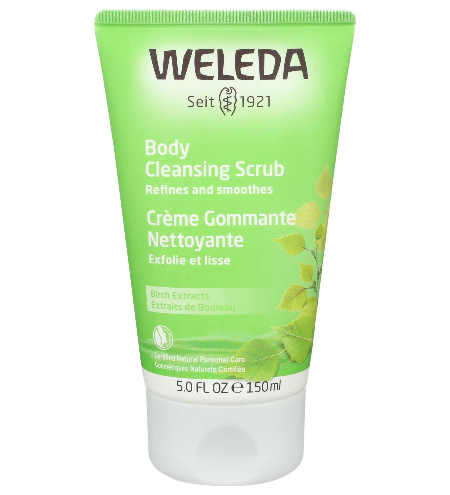 WELEDA Birch Body Scrub 5oz - Natural Exfoliating Body Care for Smooth Skin | International Shipping Available - Buy Online on GoSupps.com
