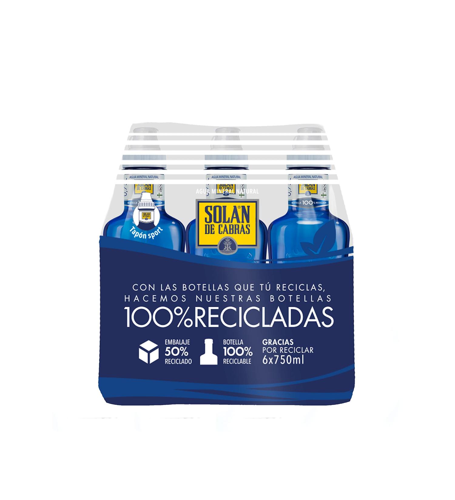 Buy Solan de Cabras Mineral Water 6x750ml - Premium Quality Pack of 6 Bottles for International Shipping - Buy Online on GoSupps.com