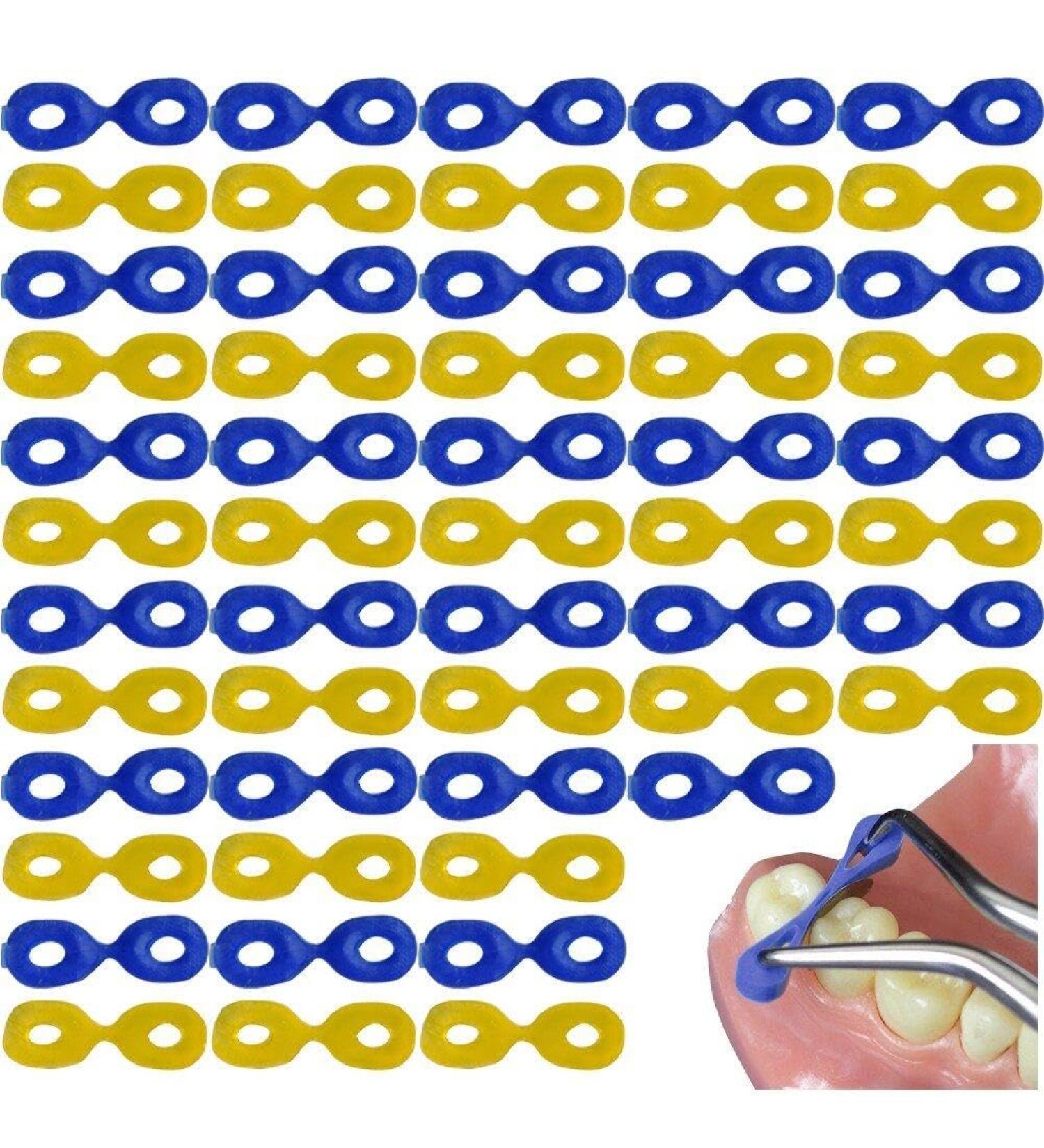 60 Pcs Dental Wedges Elastic Rubber Fixing Wedges Matrices Dam Composite Tooth Separator Dentistry Accessory Tools - Buy Online on GoSupps.com