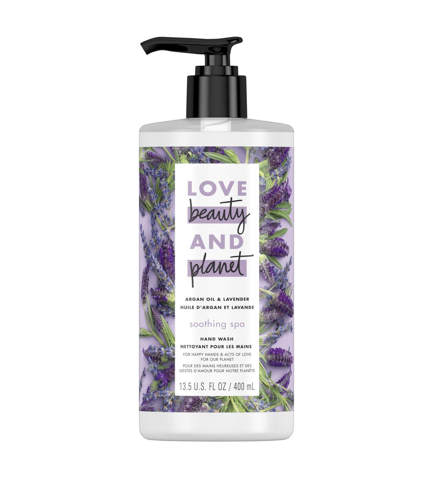 Love Beauty and Planet Soothing Spa Hand Wash with Argan Oil & Lavender | 13.5 fl oz - Buy Online on GoSupps.com