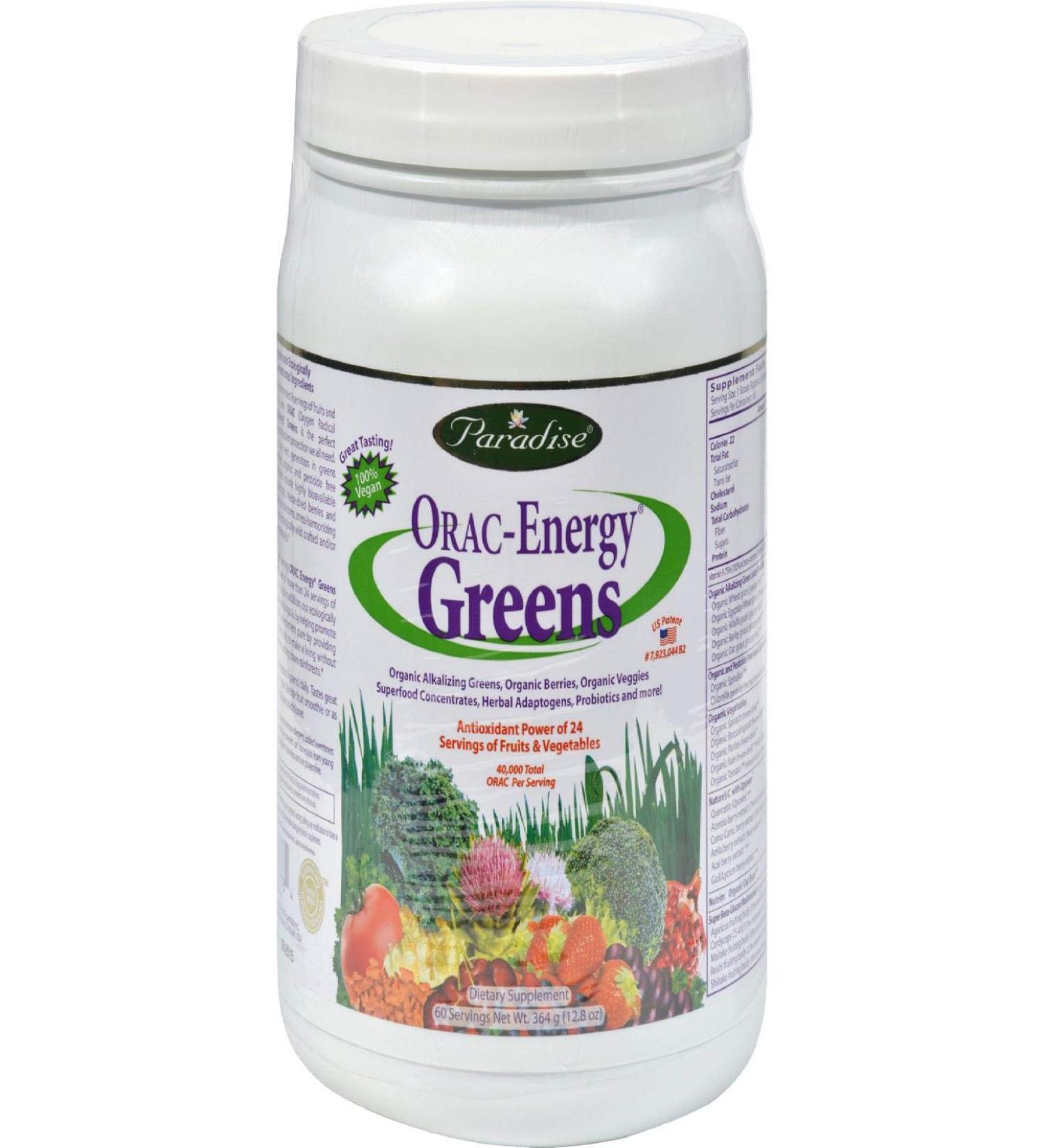 Buy Orac Energy Greens 60 Servings - Boost Your Energy & Health | International Shipping Available - Buy Online on GoSupps.com
