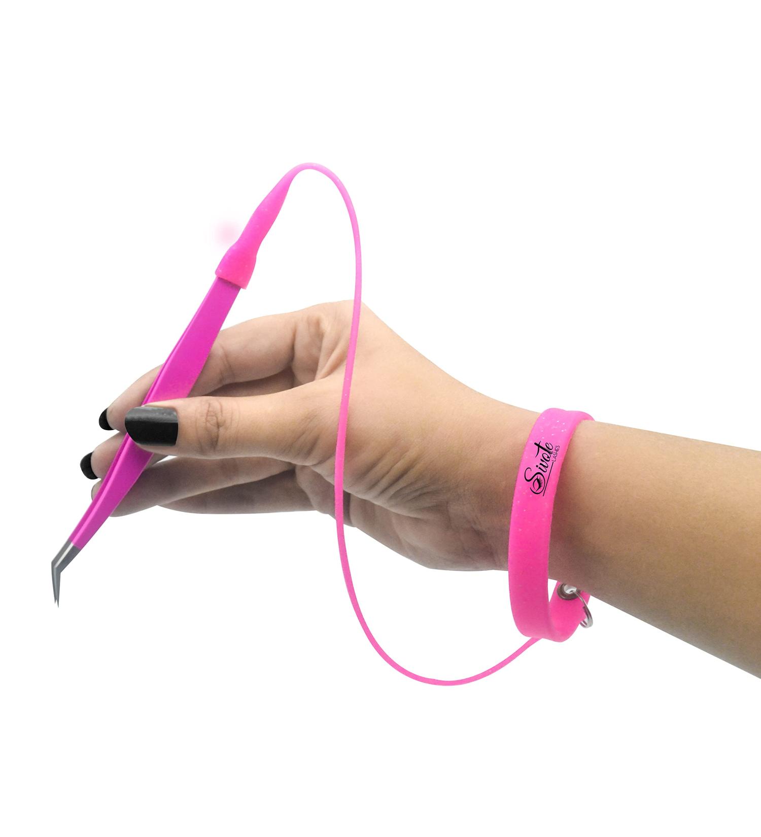 Lash Tweezers Protector Bracelet Wristband Pink - Buy Online on GoSupps.com