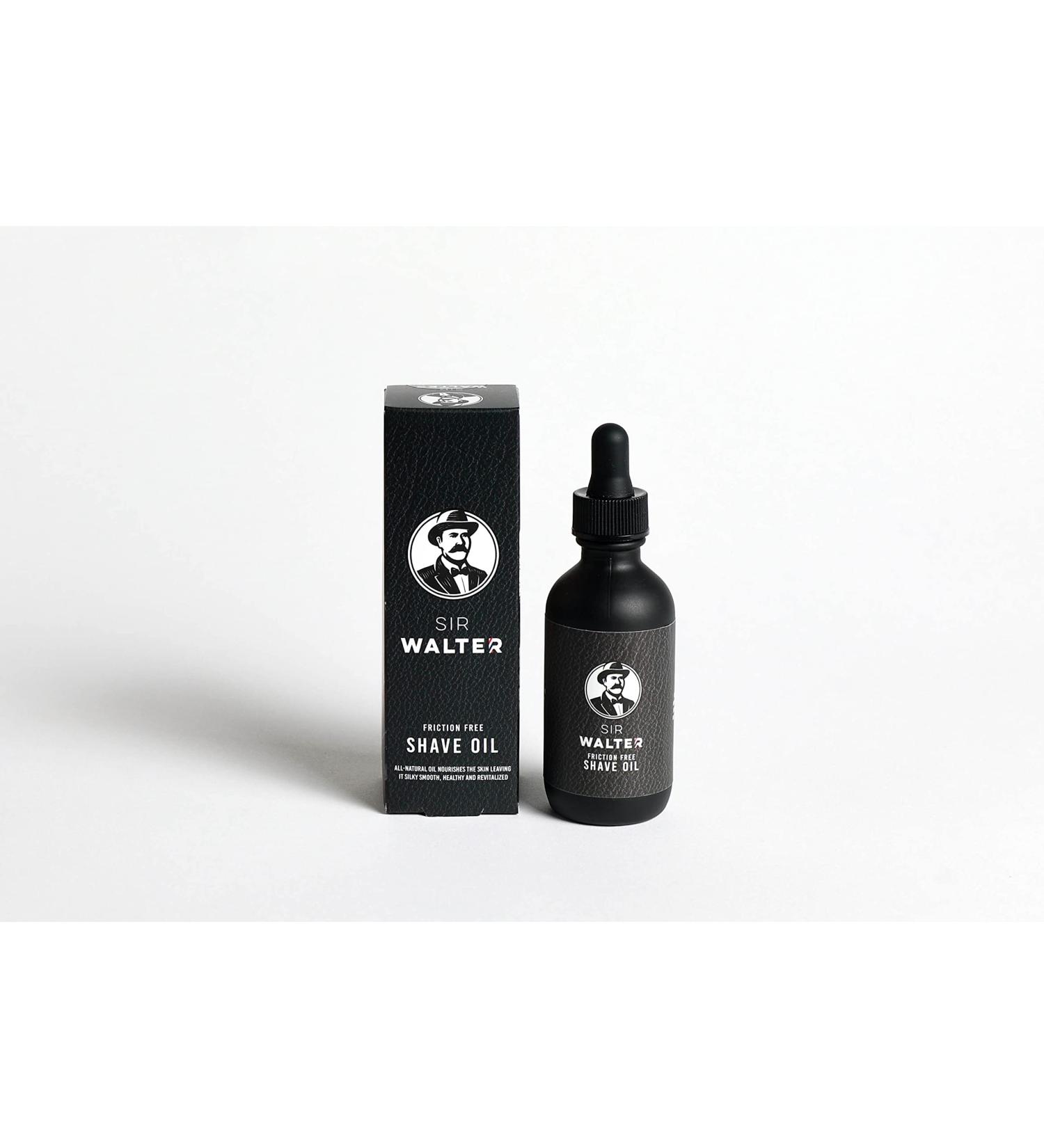 Sir Walter All Natural Shave Oil - 2oz | Premium Organic Shaving Oil for Smooth Shave | International Shipping Available - Buy Online on GoSupps.com