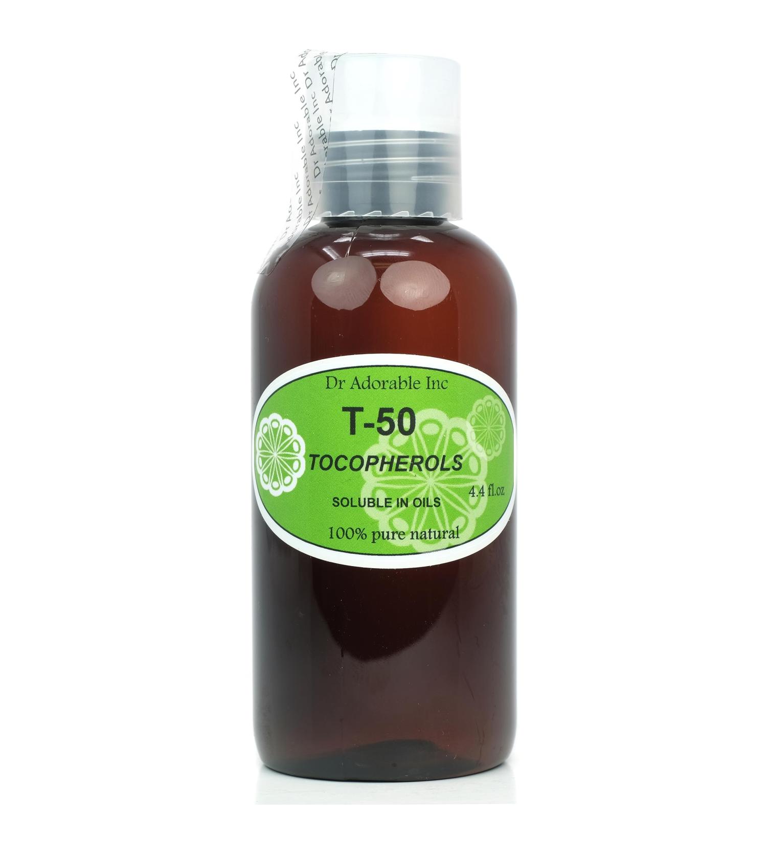 Dr Adorable Tocopherols T-50 Oil-Soluble Vitamin E - Pure Natural Anti Aging - 4 oz | Premium Quality for Skin & Health - International Shipping - Buy Online on GoSupps.com