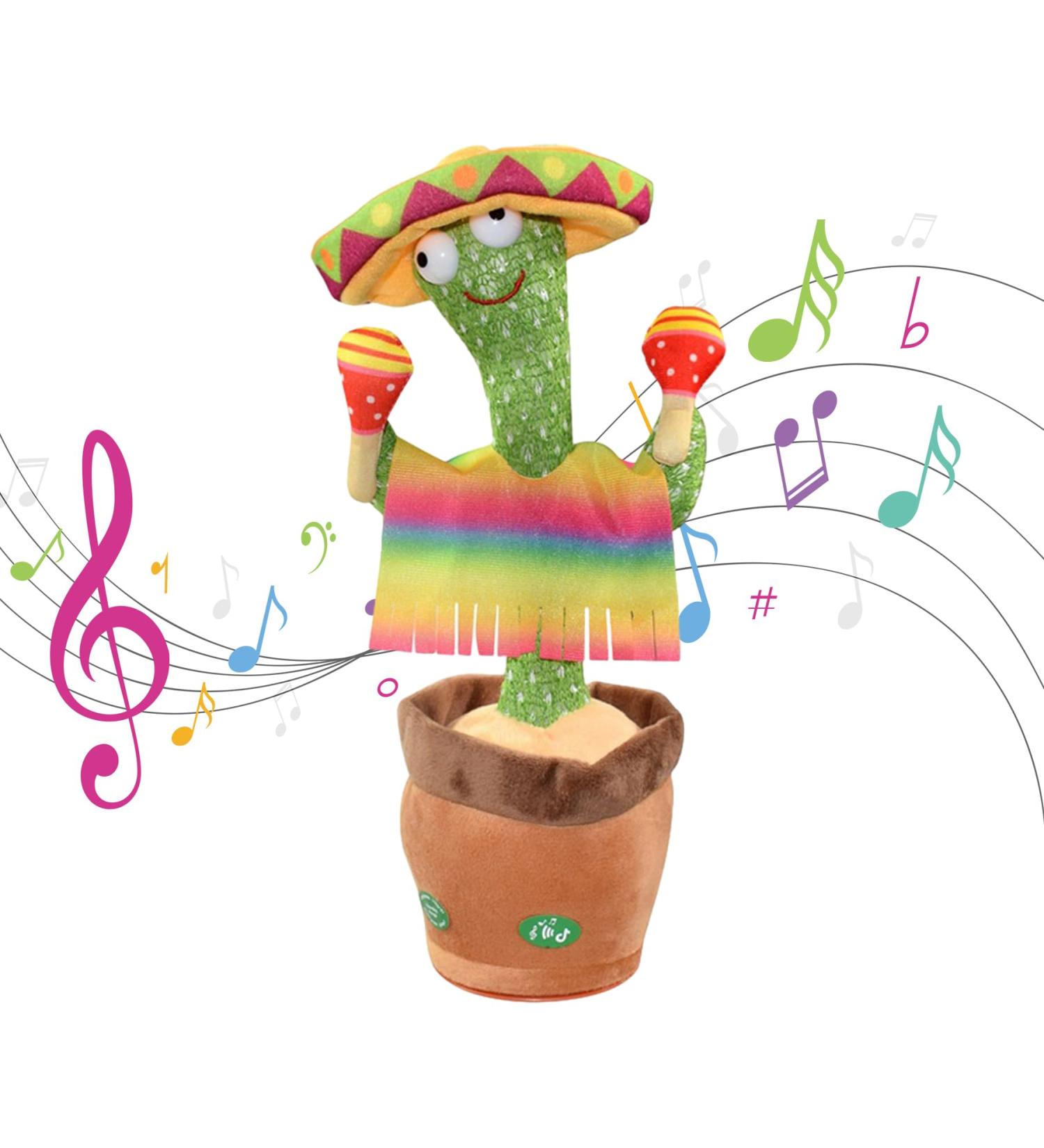 MAIGO Dancing Cactus Toy - Interactive Talking, Singing, Dancing Baby Cactus Toy with 120 Songs and Repeat-What-You-Say Feature - Buy Online on GoSupps.com