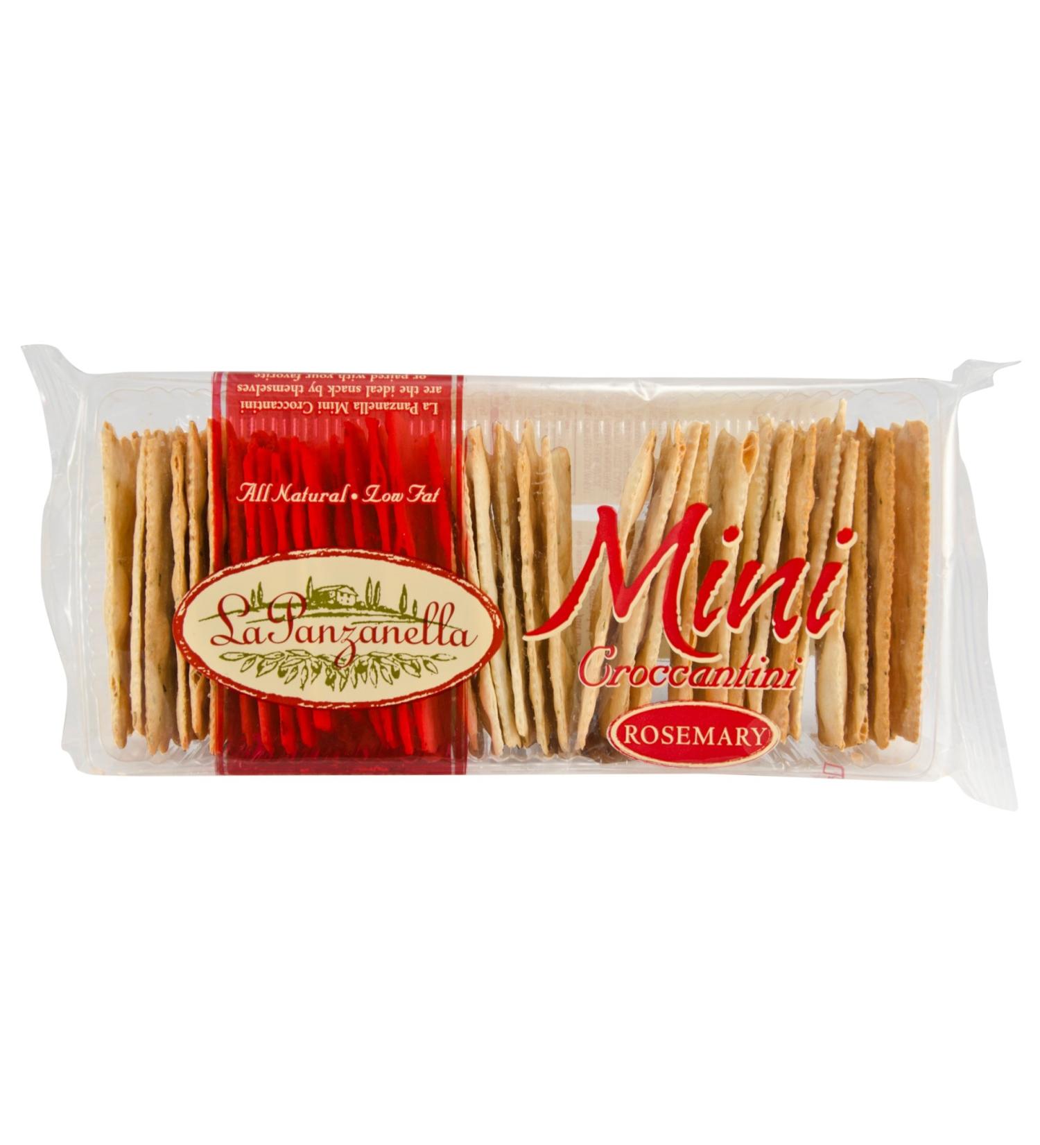 La Panzanella Rosemary Mini Croccantini, 6 Ounce Packages (Pack of 12) 6 Ounce (Pack of 12)