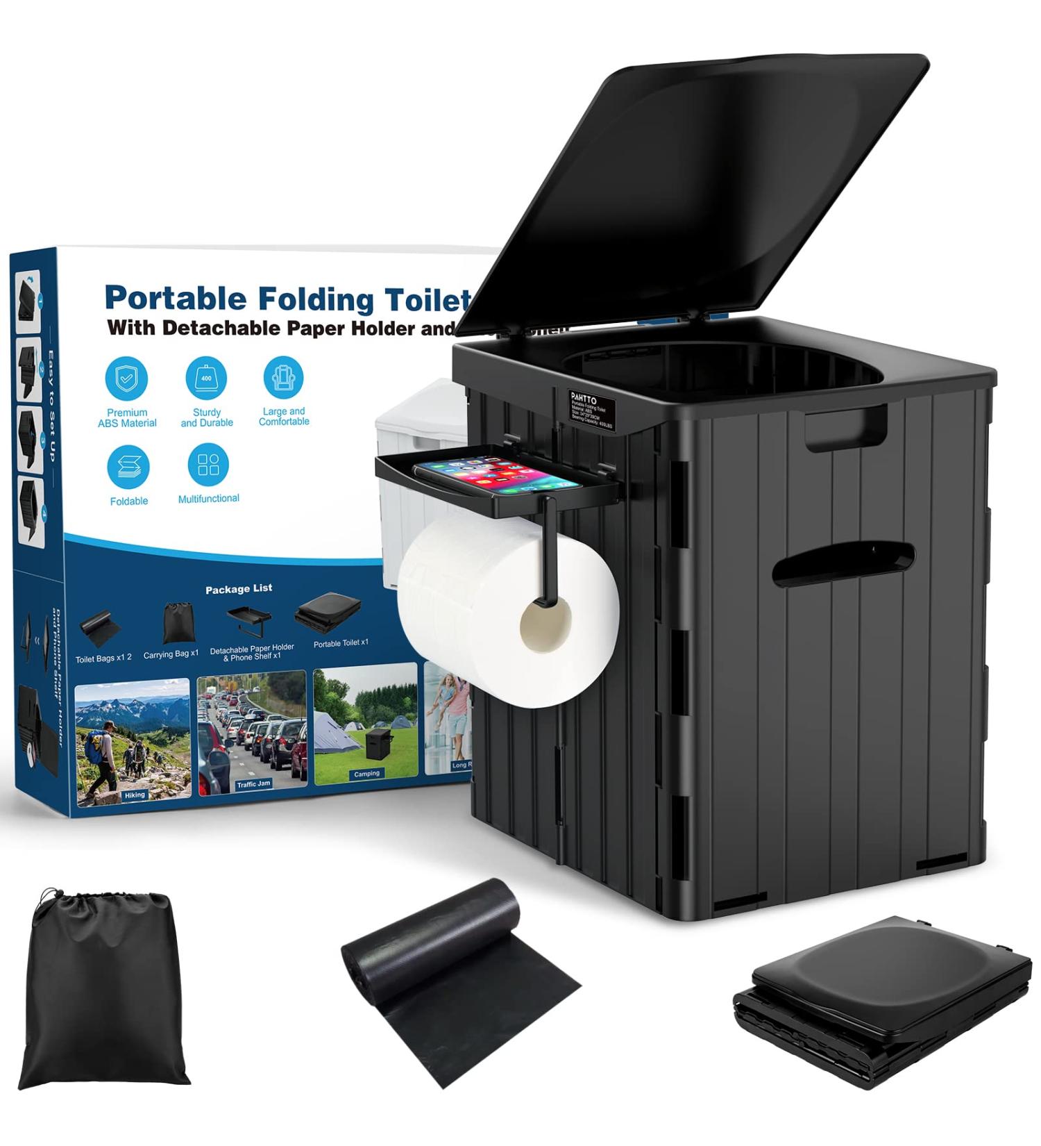 Foldable camping toilet best sale