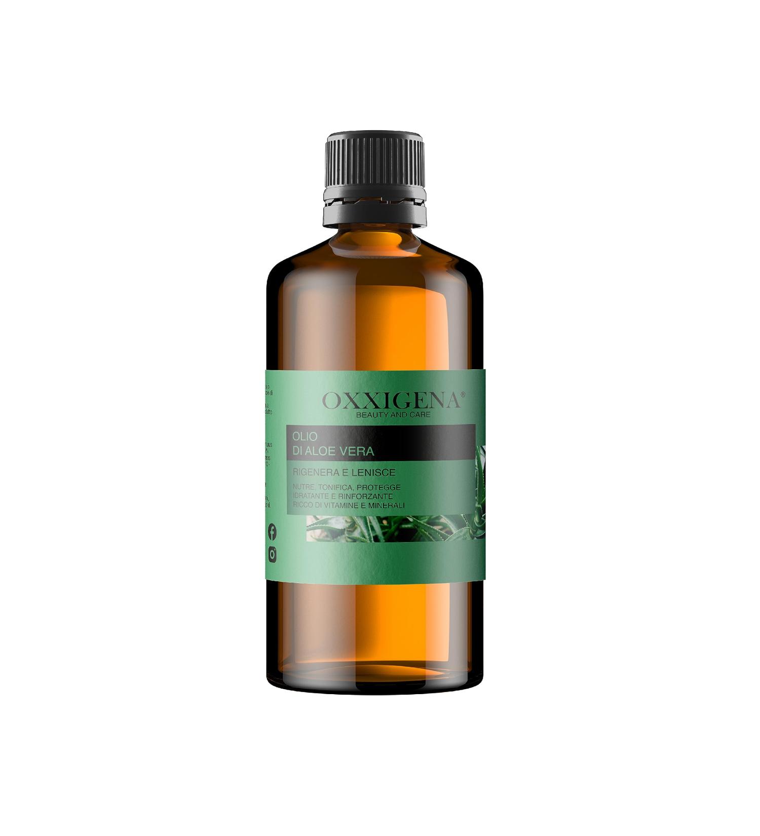 Oxxigena Aloe Vera Oil (Oleolith) - 250ml | Moisturizer Nutrient Supplier Vegan & GMO-Free - Hydrates Skin & Strengthens Hair - Buy Online on GoSupps.com