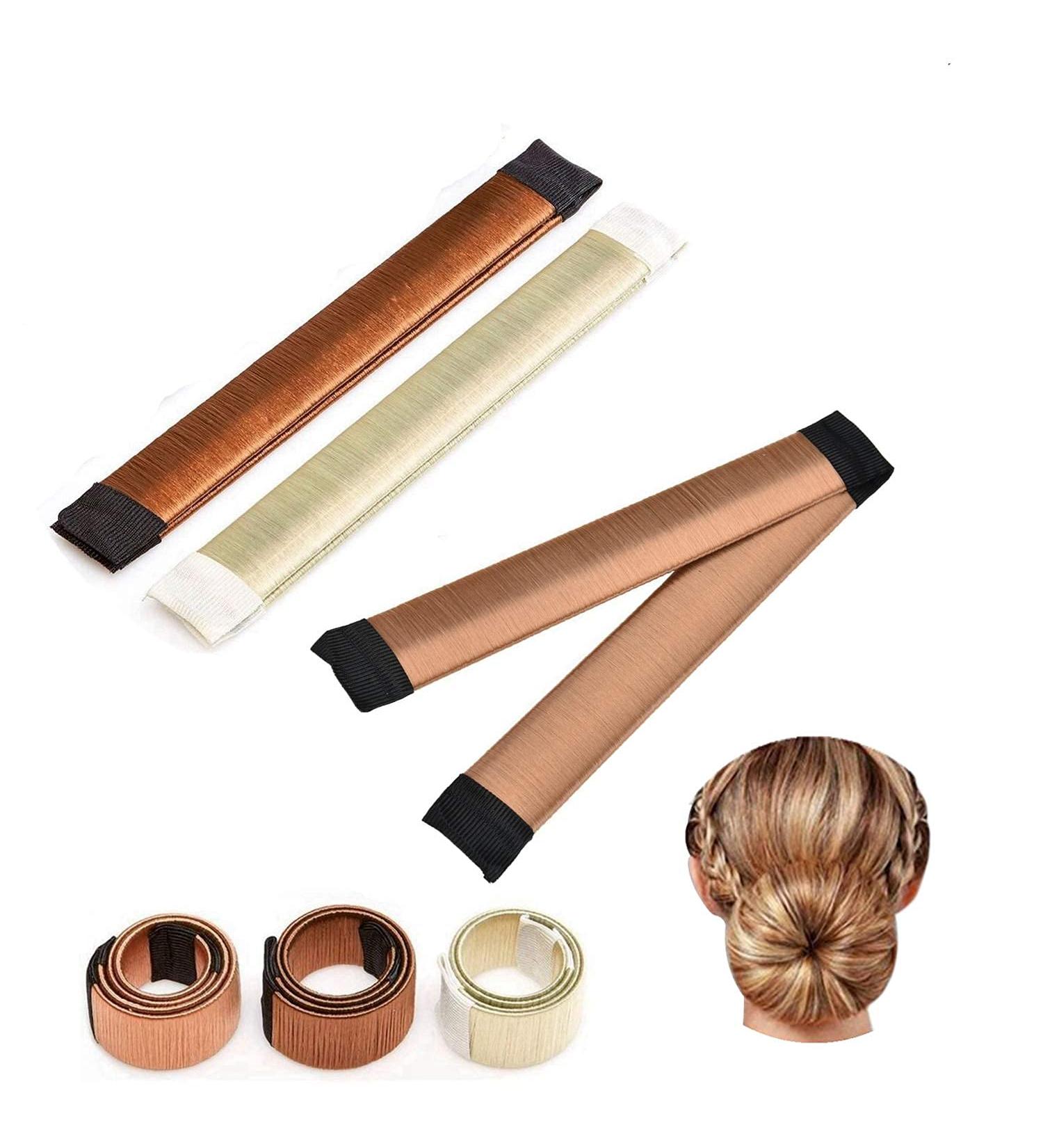 Donut Hair Bun Maker - 3PCS Hair Bun Accessories & Tools | DIY Stylish Buns in 3 Colors for Women - Buy Online on GoSupps.com