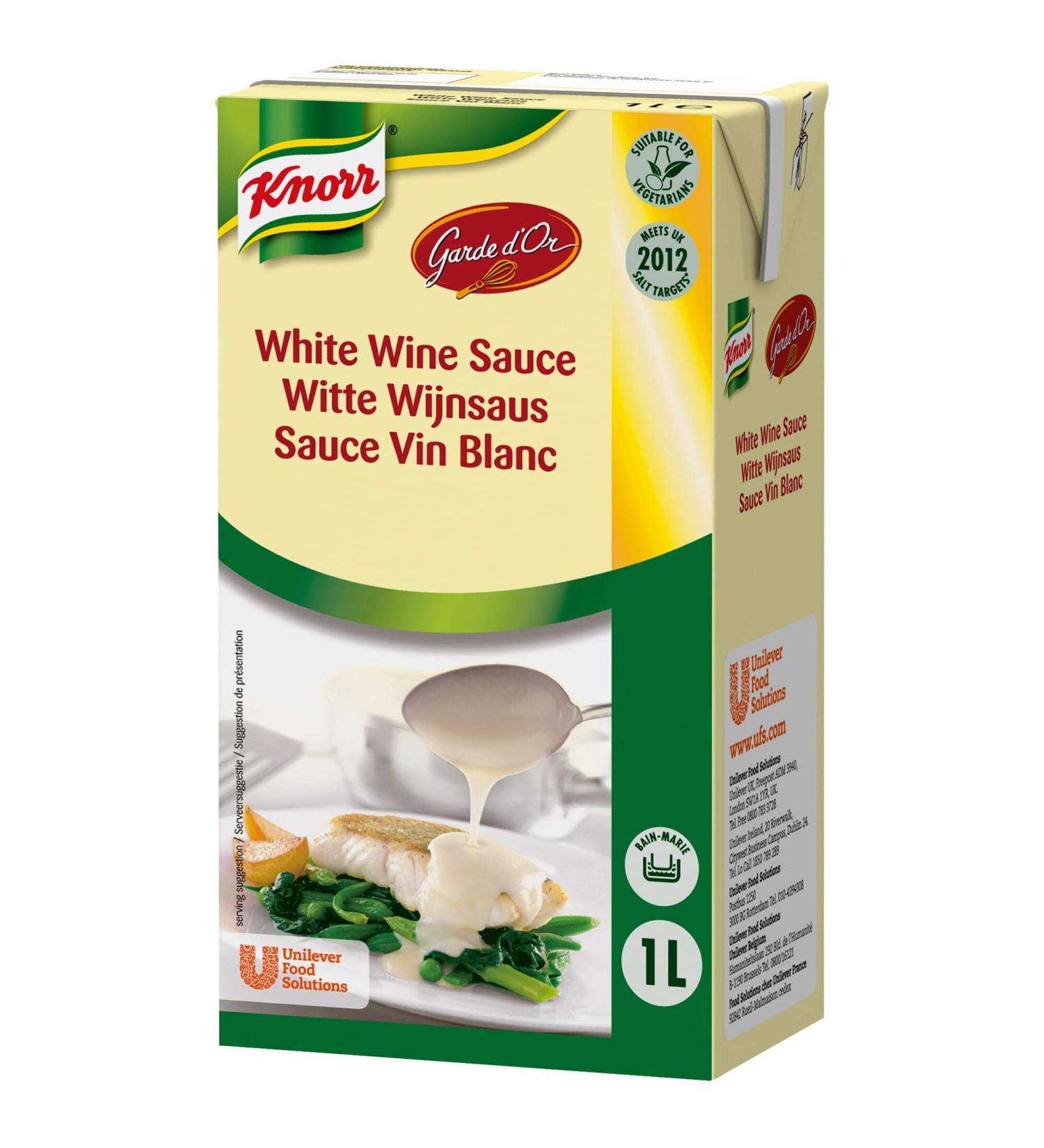 Knorr Garde d'Or White Wine Sauce Ready to Use 1L 29032601