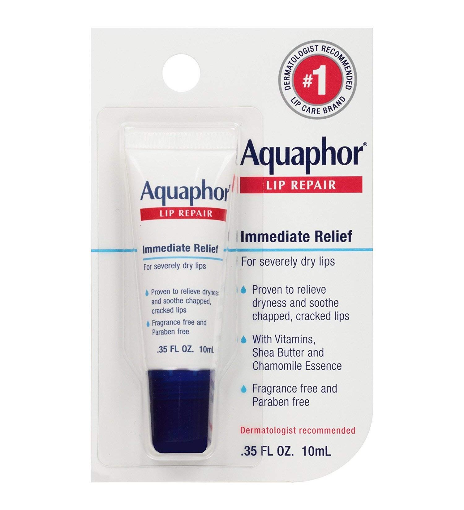 Aquaphor Lip Repair 0.35 oz (Pack of 10)