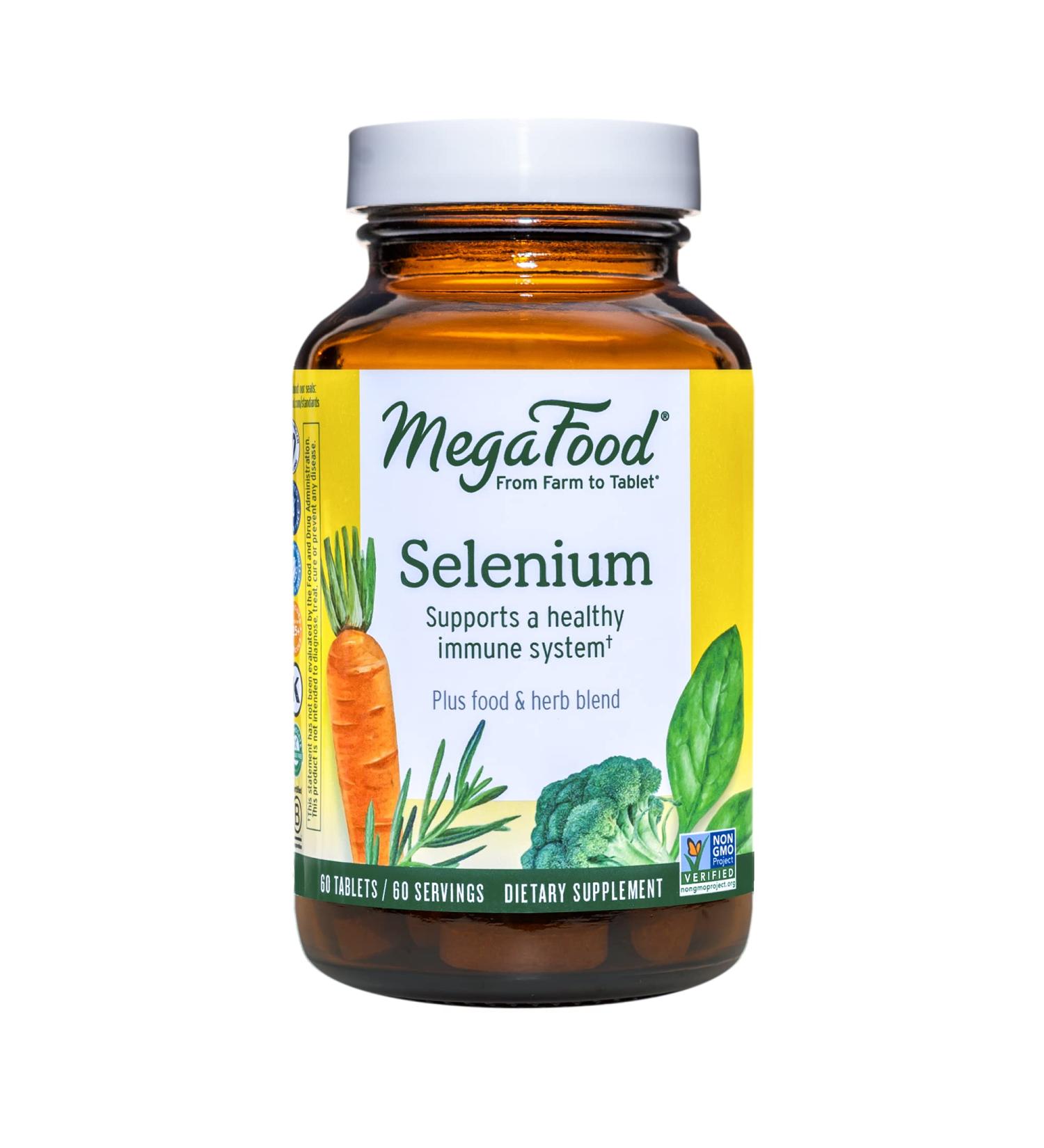 Buy MegaFood Selenium 60 Tablets | Powerful Antioxidant Support - Buy Online on GoSupps.com