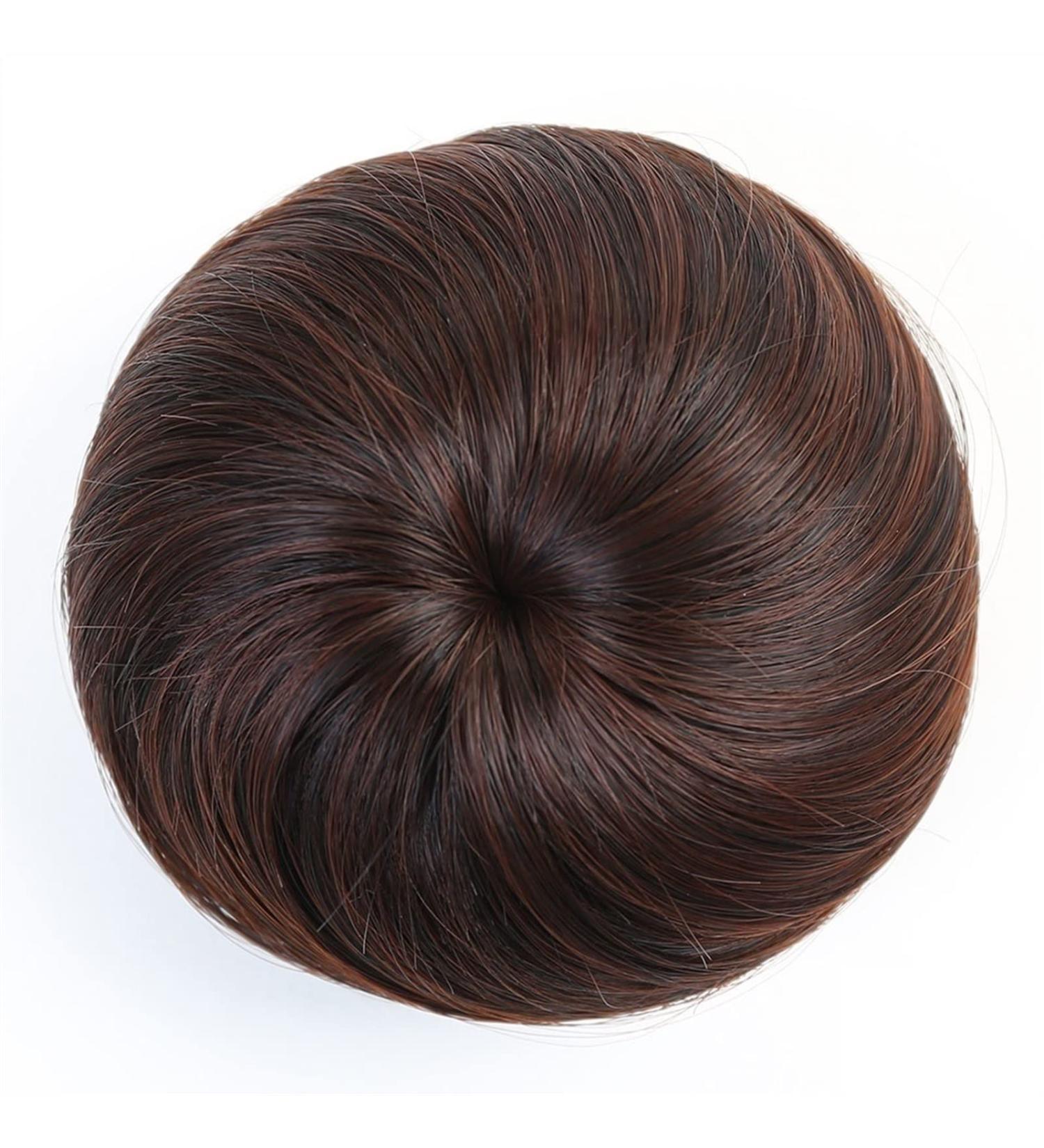 Hair Scrunchies Hair Bun Synthetic Hair Bun Donut Bun with Elastic Band Ponytail Extensions Hair Clip Wig Ponytail Headwear for Women Women Hair Bun (Color : 2M33) - Buy Online on GoSupps.com