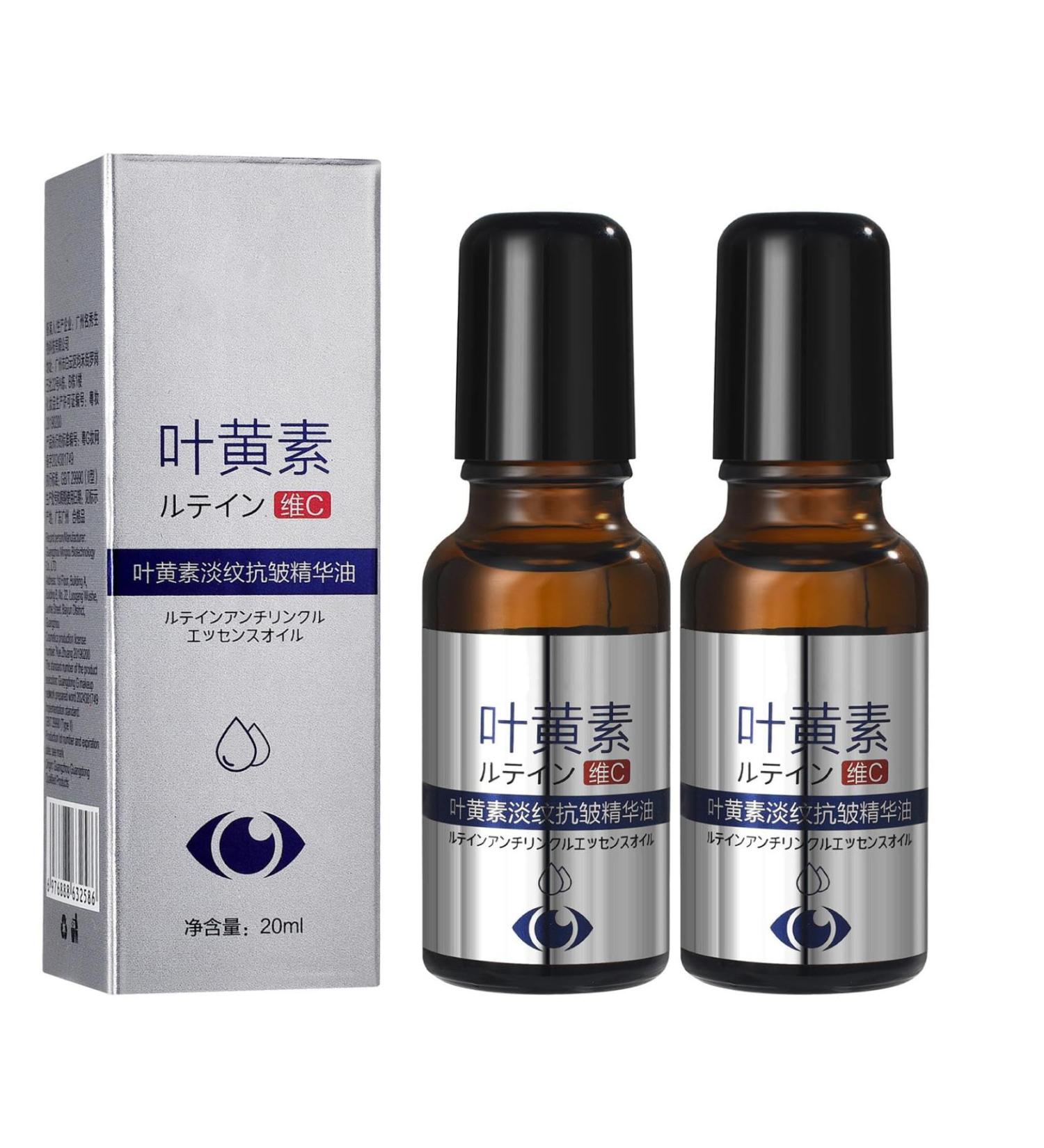 Lutein Anti-Wrinkle Essence Oil VC Lutein Essential Oil Lutein Essence Oil Lutein Rollerball Essence For Eye Bags Dark Circles (2pc 20ml) 20ml 20 ml (Lot de 1) - Buy Online on GoSupps.com