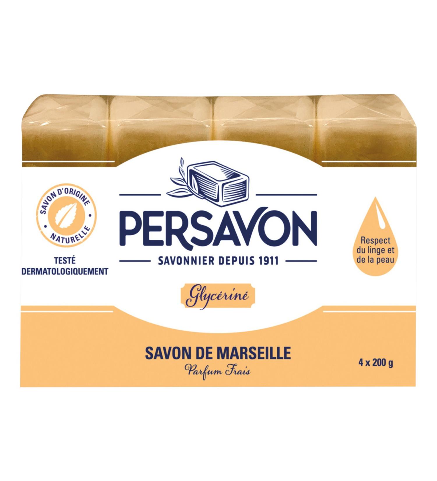Ni Zmir Persovo Glycerine Marseille Soap 200 g 4 Pieces Pack of 2