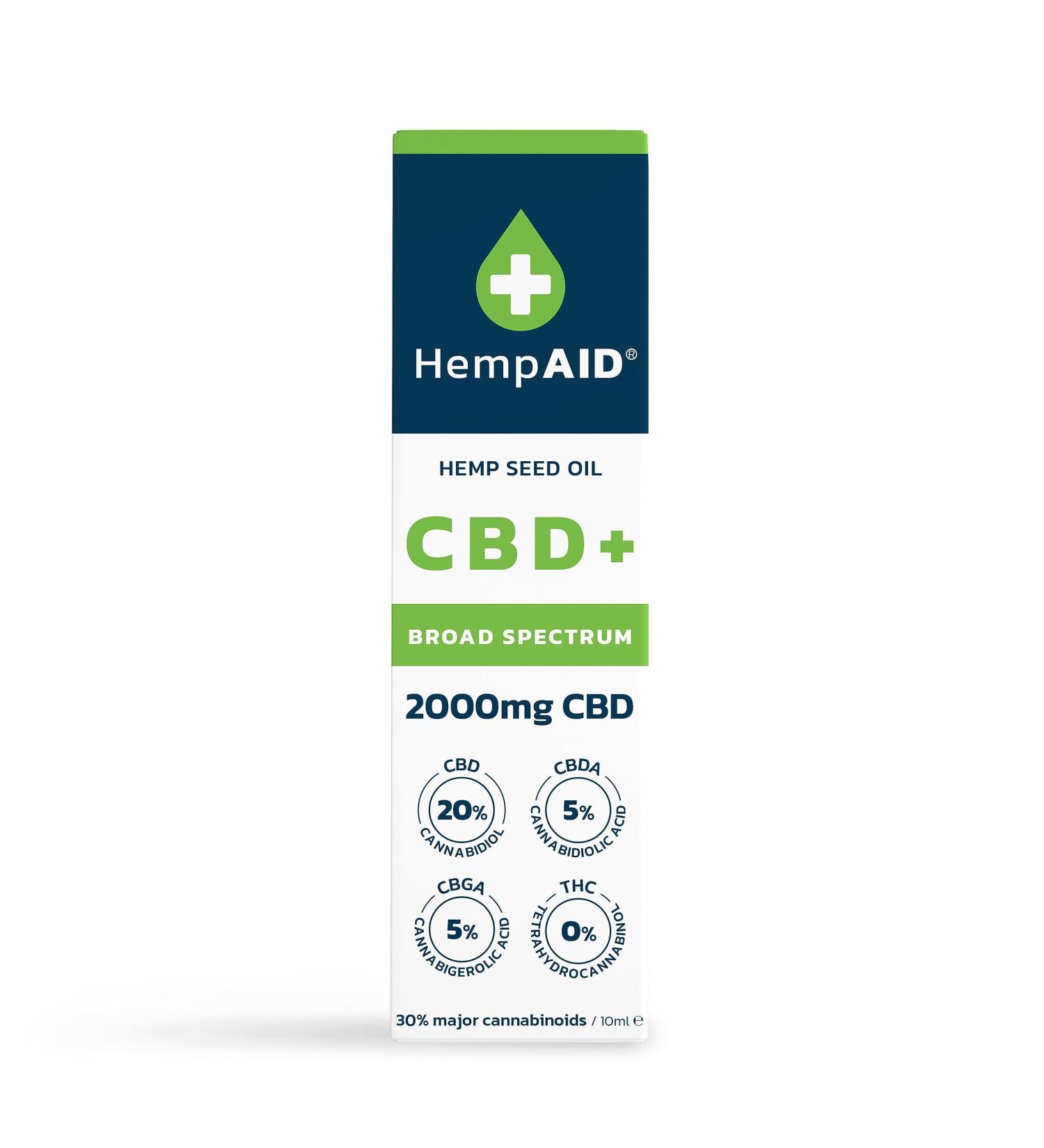 100% Natural High Strength Seed Oil 2000 mg - Full Spectrum Skin Products | 10 ml Bottle - Shop Internationally - Buy Online on GoSupps.com