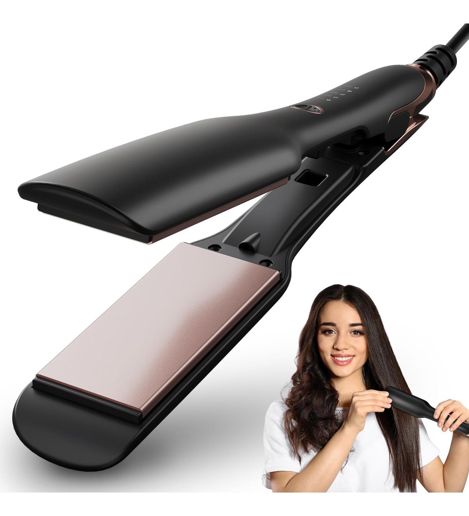1.5" Flat Iron Hair Straightener - Fast Heating Ceramic Professional Styling Tool | International Shipping - Buy Online on GoSupps.com