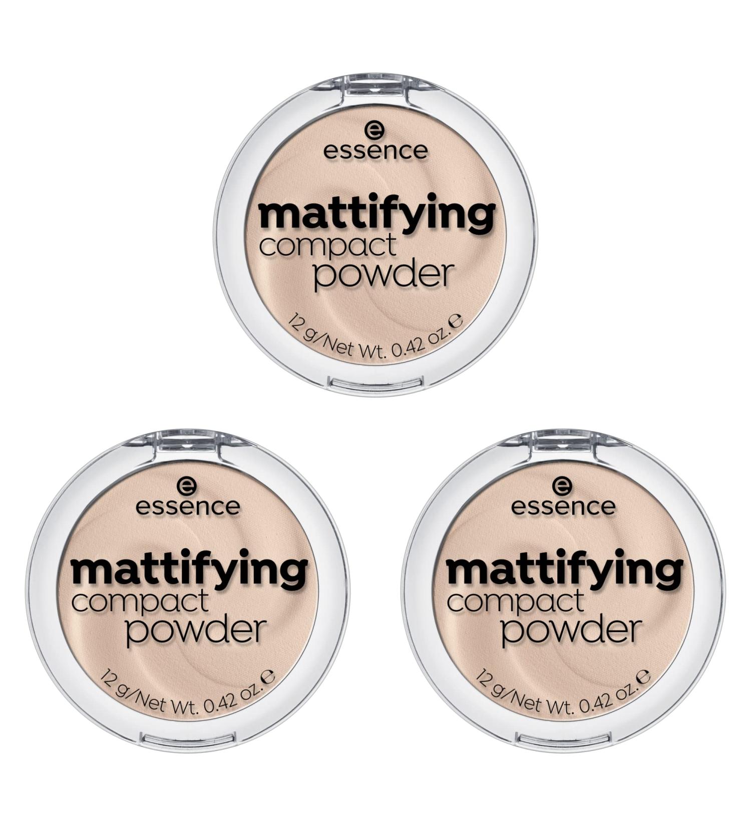 Essence mattifying compact powder powder no 11 pastel beige nude for combination skin for dry skin for impure skin mattifying matte vegan free from nanoparticles pack of 3 3 x 12 g - Buy Online on GoSupps.com