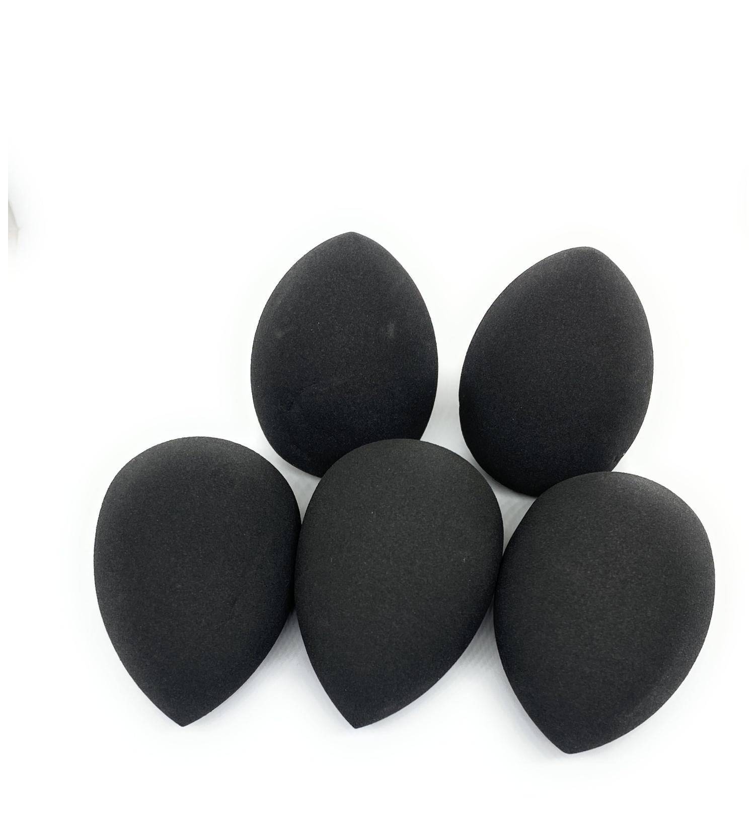 Buy Latex-Free Makeup Blending Sponges Set of 5 - Black Beauty Blenders for Liquid Foundation - International Shipping Available - Buy Online on GoSupps.com