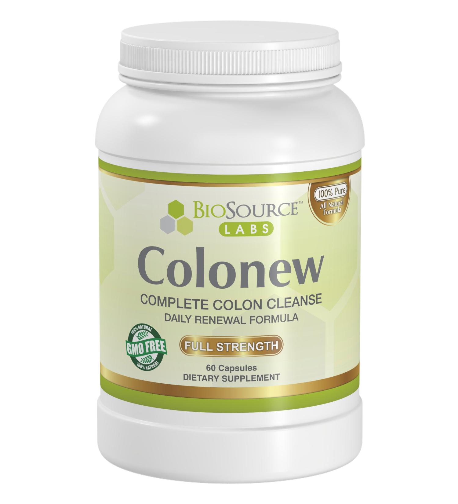 Colonew Complete Colon Cleanse: Natural Detox Supplement - 60 Capsules - Buy Online on GoSupps.com