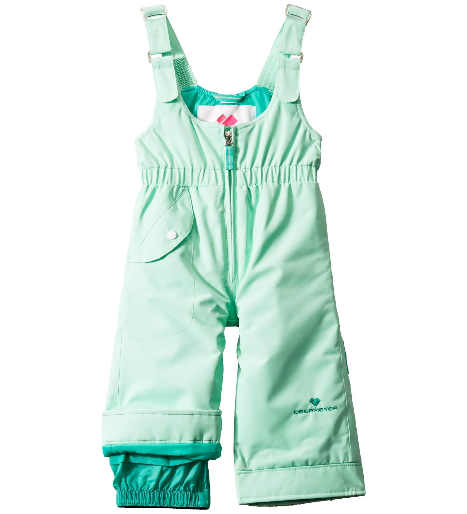 Obermeyer Kids Girl's Snoverall Pants (Toddler/Little Kids/Big Kids) 2T Winter-green