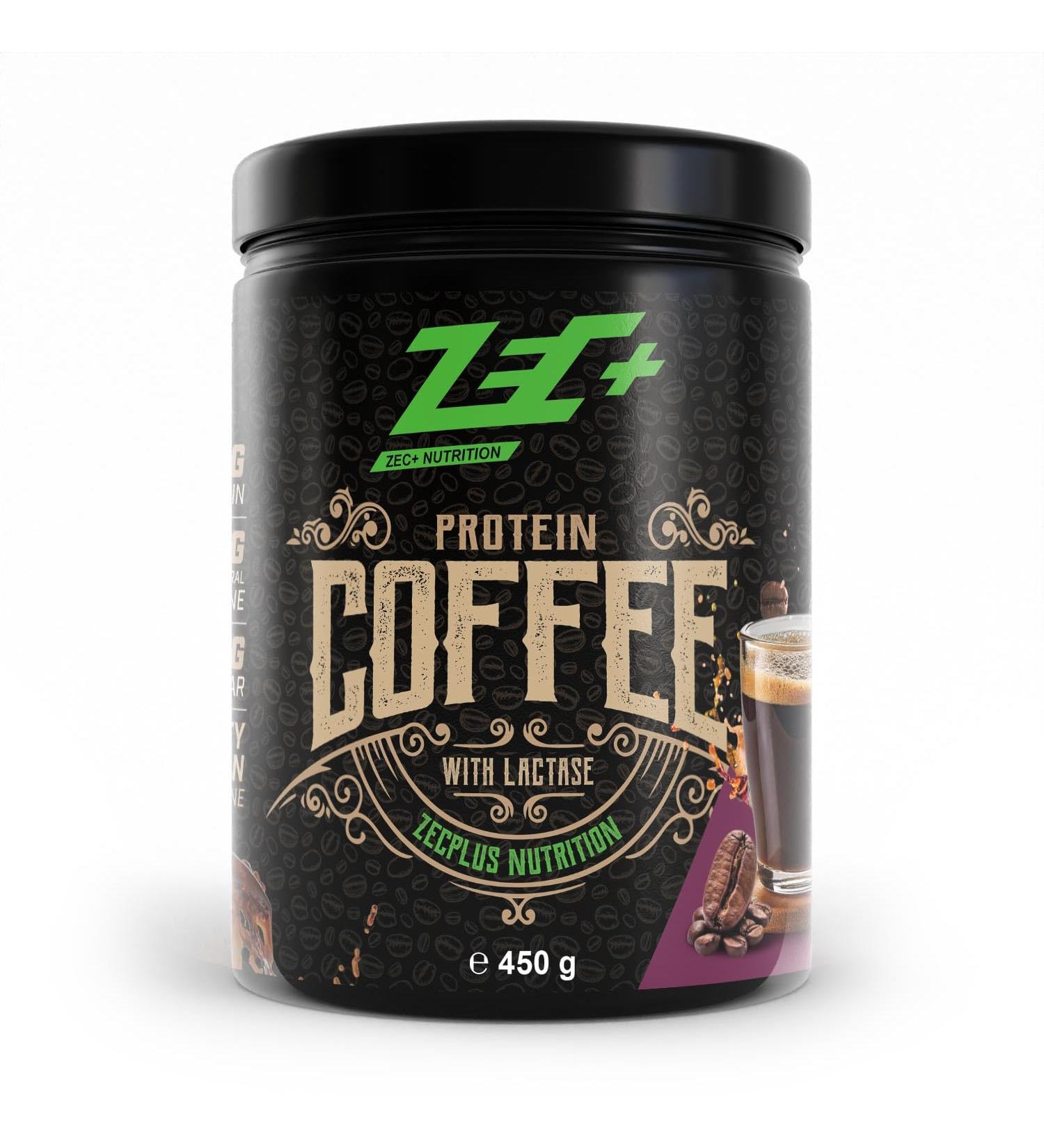 Zec Nutrition CoKG Zec+ Protein Coffee 450g Dark Roast Functional food Proteinrich foods Dark Roast 450g - Buy Online on GoSupps.com
