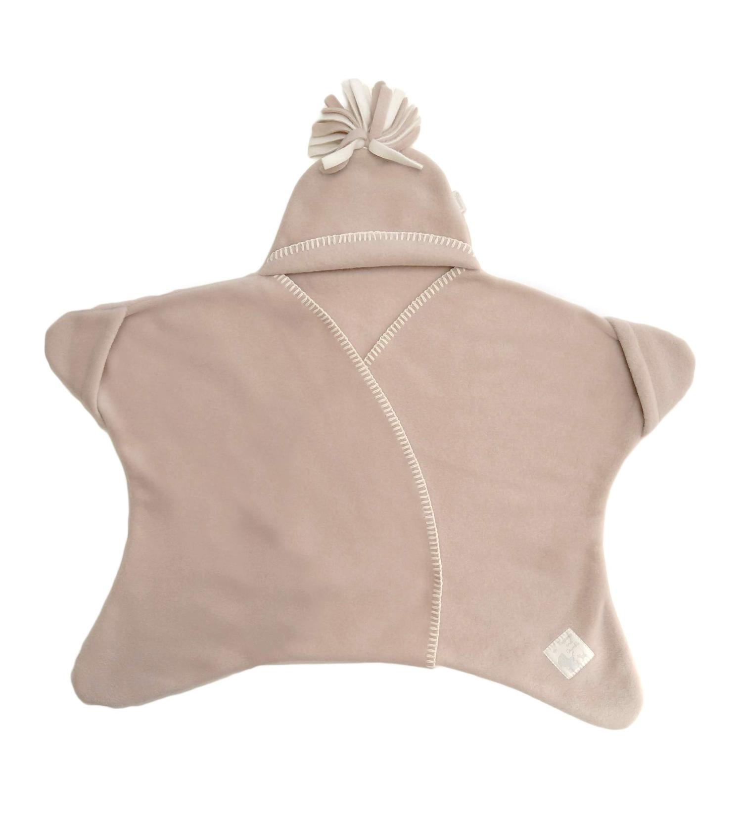 Tuppence and Crumble Star Baby Wrap Oatmeal Small Size S - Pack of 1 - Buy Online on GoSupps.com