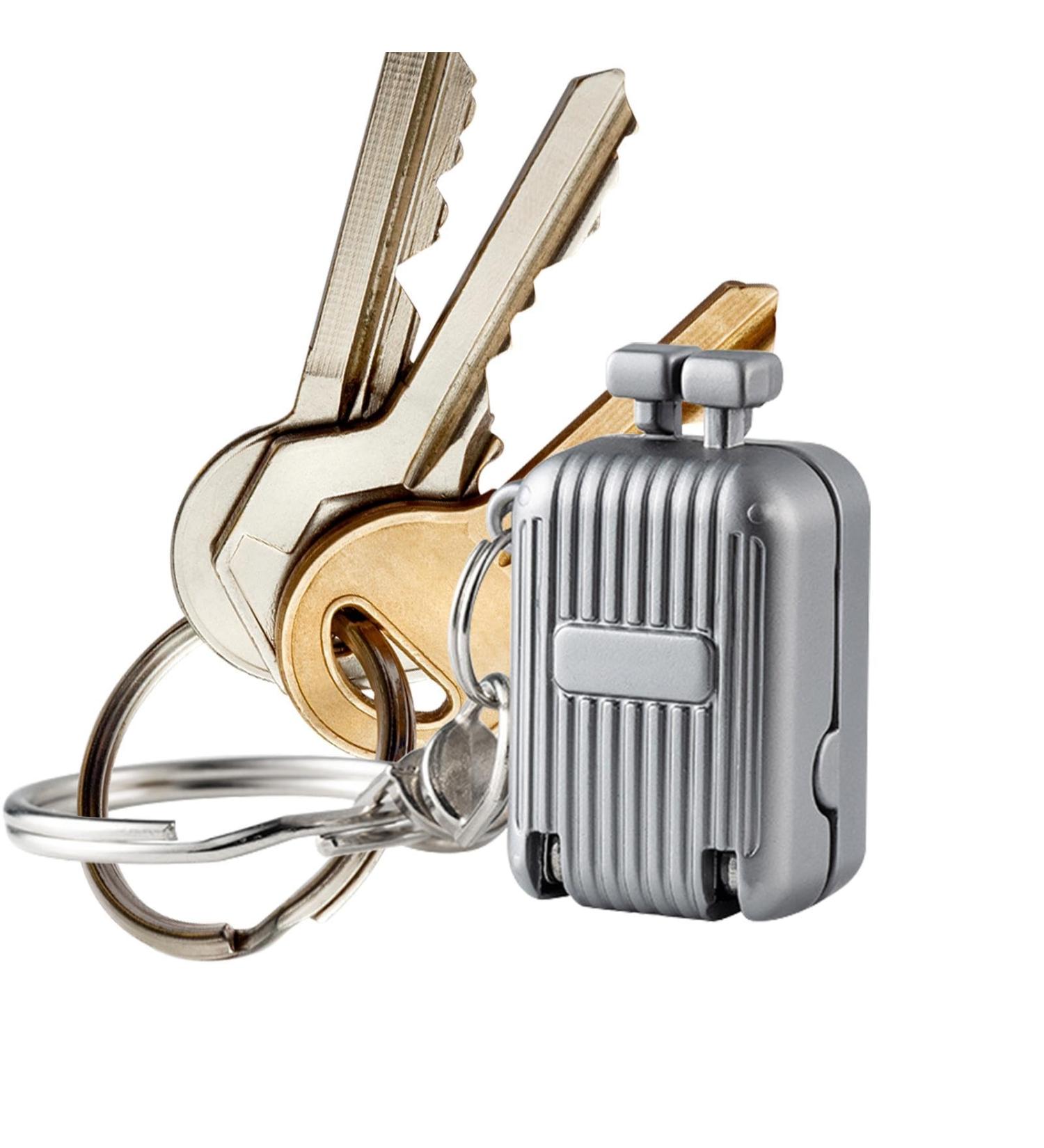 Travel Nail Clippers Fingernail Cutter | Stainless Steel Nail Cutter Keychain Foldable - Tool for Cutting Fingernails and Toenails for Camping Travel School Silver S - Buy Online on GoSupps.com