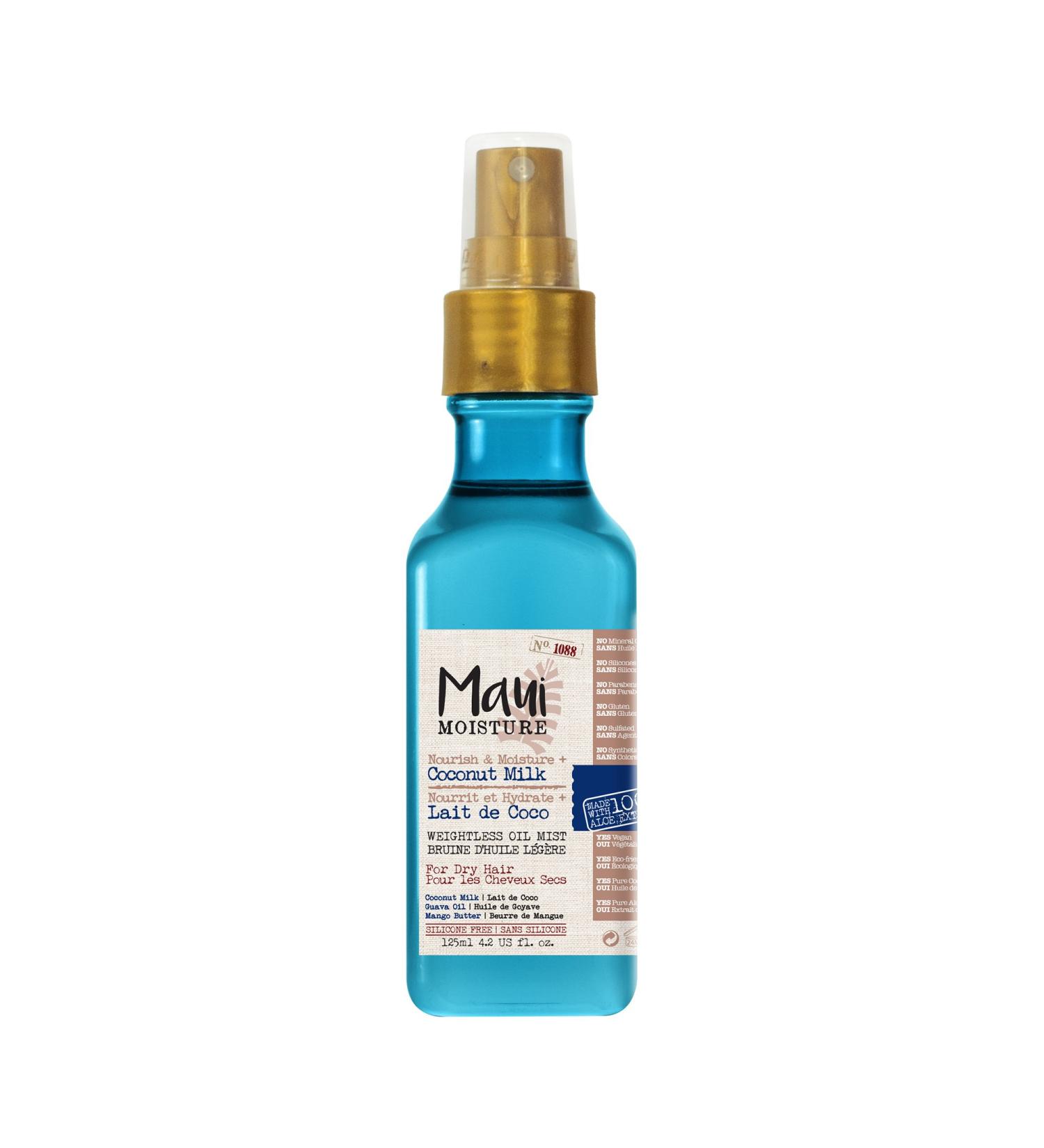 Maui Moisture Nourish & Moisture Coconut Milk Oil Mist 125m - Buy Online on GoSupps.com