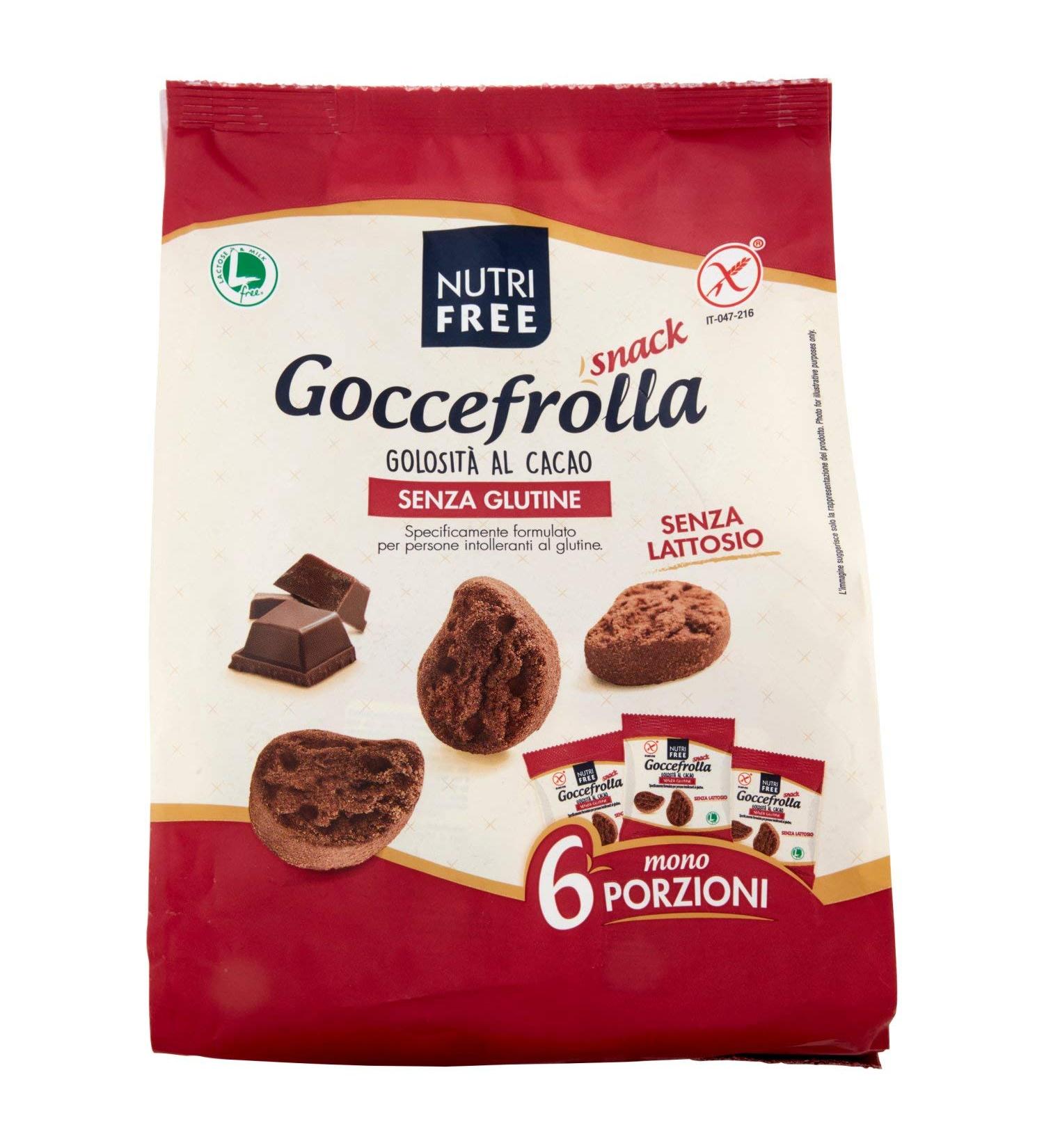  Nutrifree Nutrifree Gocciolotti Chocolate Gluten-Free 240 g - Buy Online on GoSupps.com