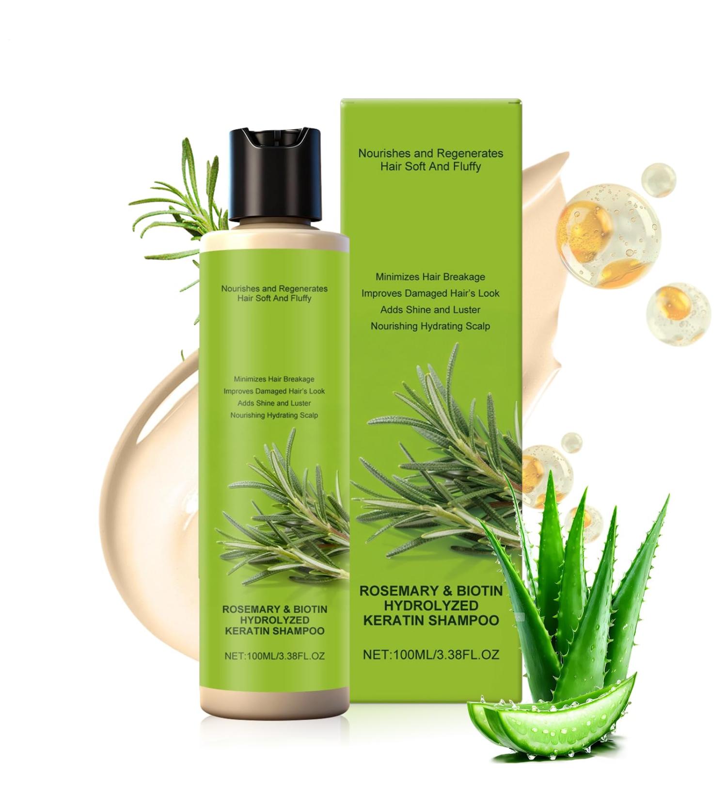  Generisch Moisturizing Shampoo - Rosemary moisturizing and thickening scalp shampoo - Nourishing shampoo for families men women adults home travel etc. - Buy Online on GoSupps.com