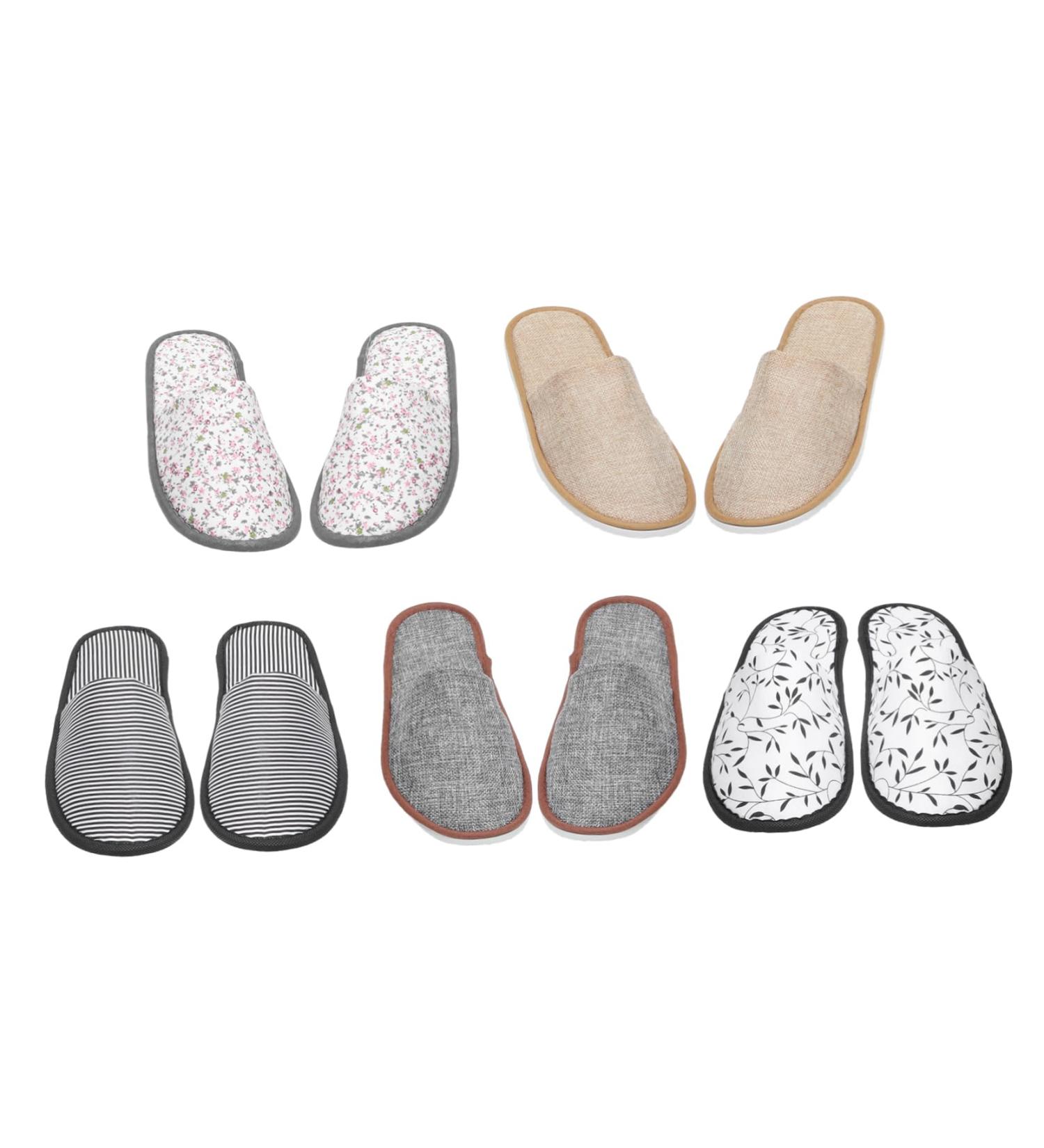 FRCOLOR 5 Pairs Slippers Man Suit Zapatilla De Mujer Ladies Suits Mens Slipper Women s Suits Closed Hotel Slipper Indoor Shoes Anti-slipping Slipper Disposable Set Household Shoes Miss Eva - Buy Online on GoSupps.com