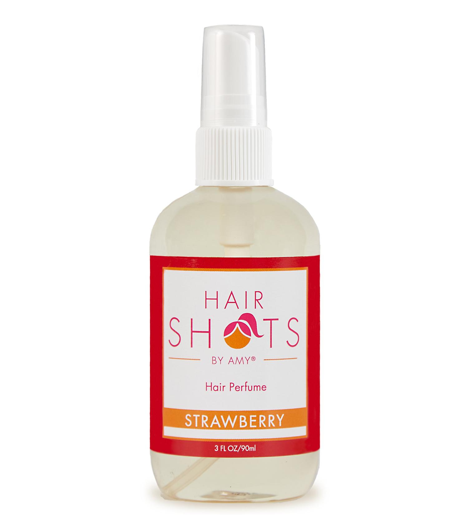 Hair Shots Strawberry Perfume Quality Heat Activated 3 oz Hair Fragrance