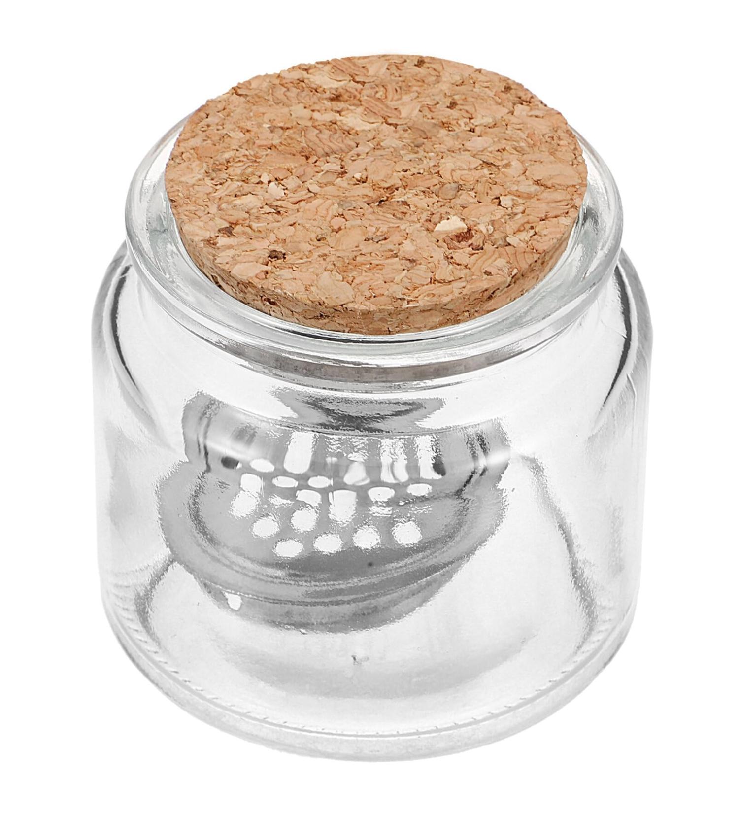 FOMIYES Nail Art Dappen Dish with Wooden Lid Acrylic Liquid Powder Dappen Monomer Dish Glass Crystal Cup Acrylic Powder Holder Acrylic Glass Jar for Nail Manicure Care Tools - Buy Online on GoSupps.com
