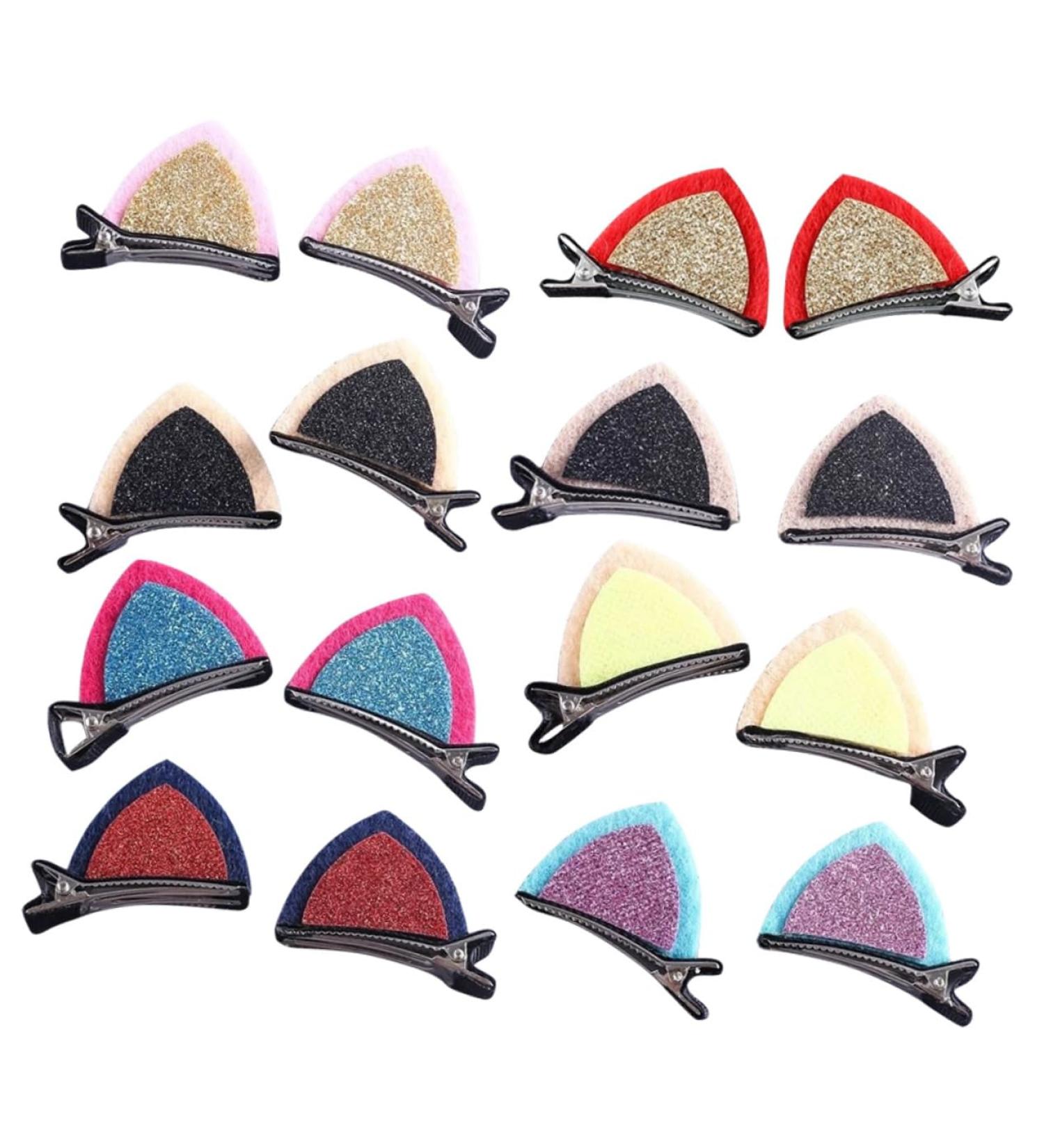 FRCOLOR Girls Hair Accessories cat ears hairpin cat ear hair pin cat ear hair barrettes animal ear hair clips metal toddler cat ears decor sequin trim delicate hair clip cat ear clip girl - Buy Online on GoSupps.com
