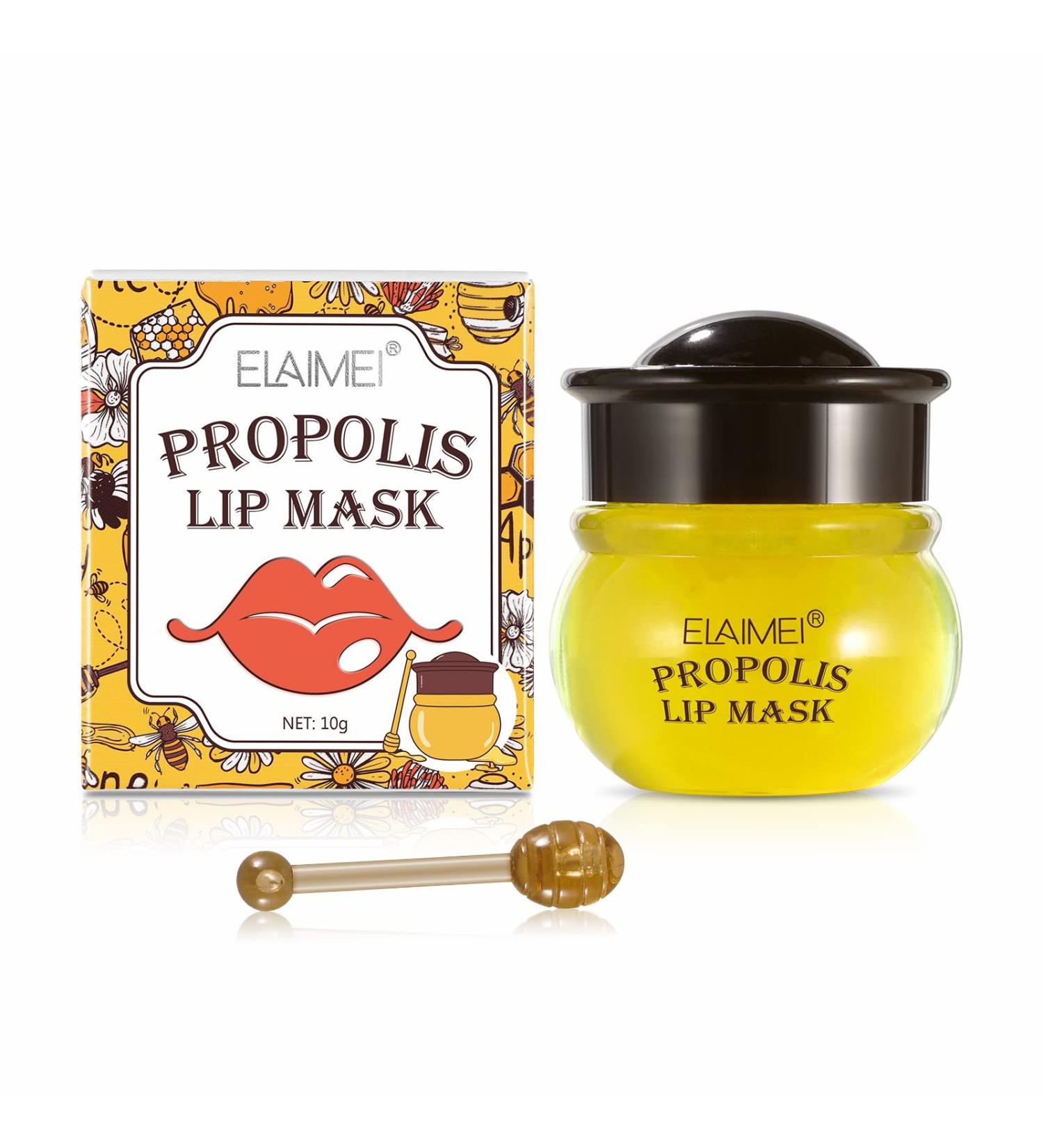 2pcs Moisturizing Honey Lip Mask with Bee Balm & Propolis Fades Lip Lines & Hydrates | International Shipping - Buy Online on GoSupps.com
