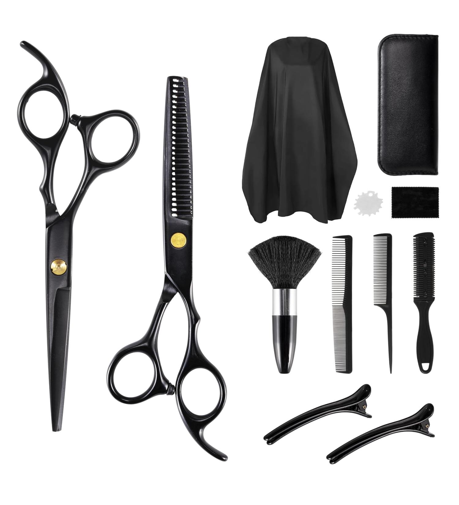 Profi Hair Cutting Scissors Set - 6.7 Inch Hairdressers Scissors for Women Men Children & Pets | Complete Hairdressing Accessories - Buy Online on GoSupps.com