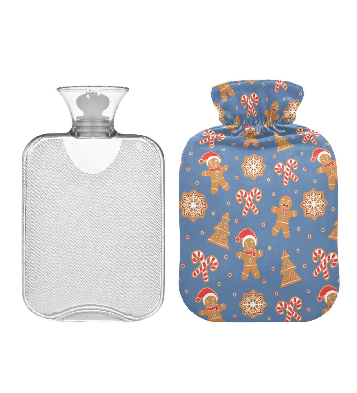 Buy KCL Deci 2L Hot Water Bottle with Cover - Christmas Cake Man Design Foot Warmer & Pain Relief for Hot and Cold Therapy - Buy Online on GoSupps.com