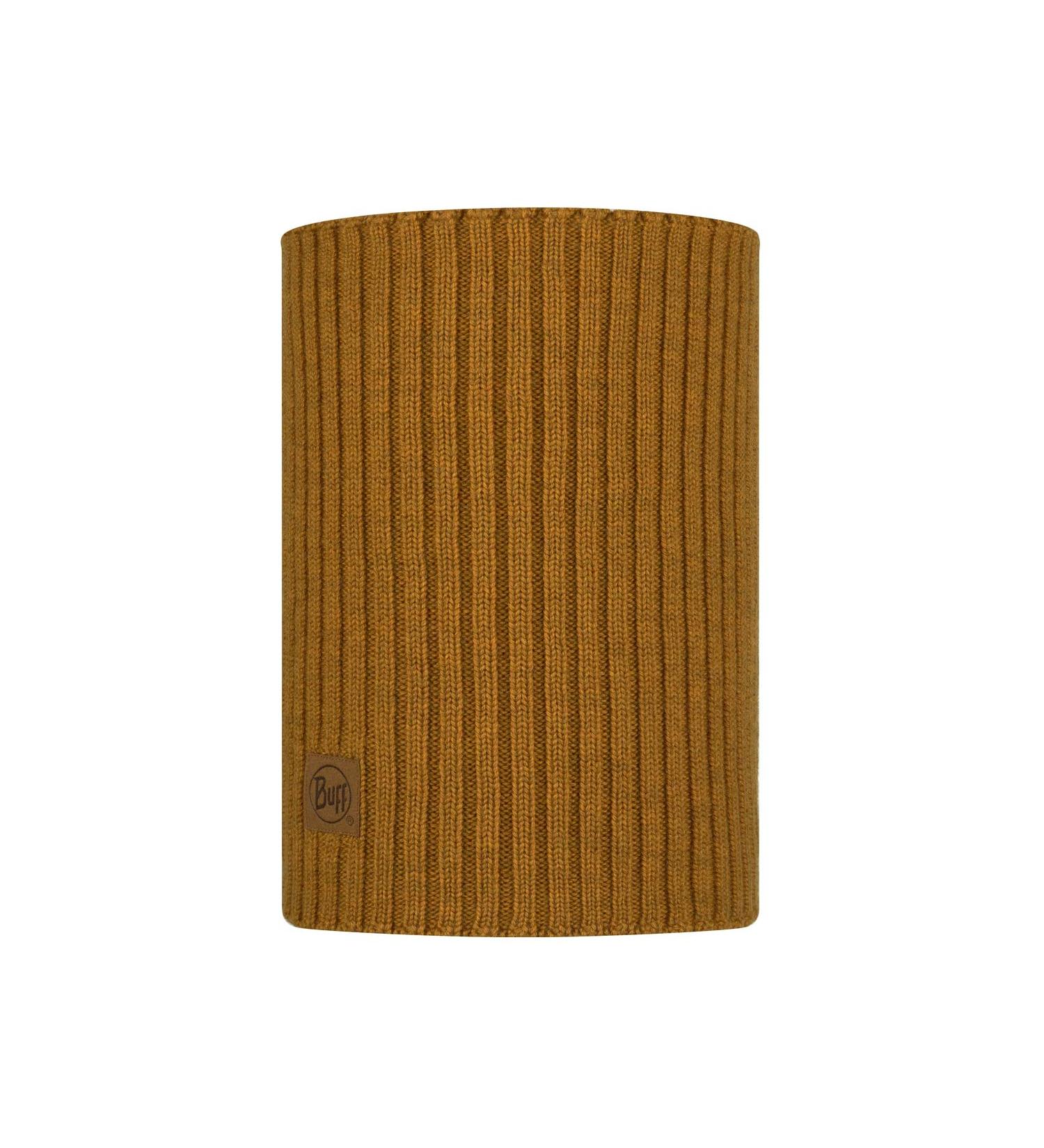 BUFF Original Knitted Neckwarmer Comfort Norval Mustard Tubbular, Unisex Adult, Grey, One Size