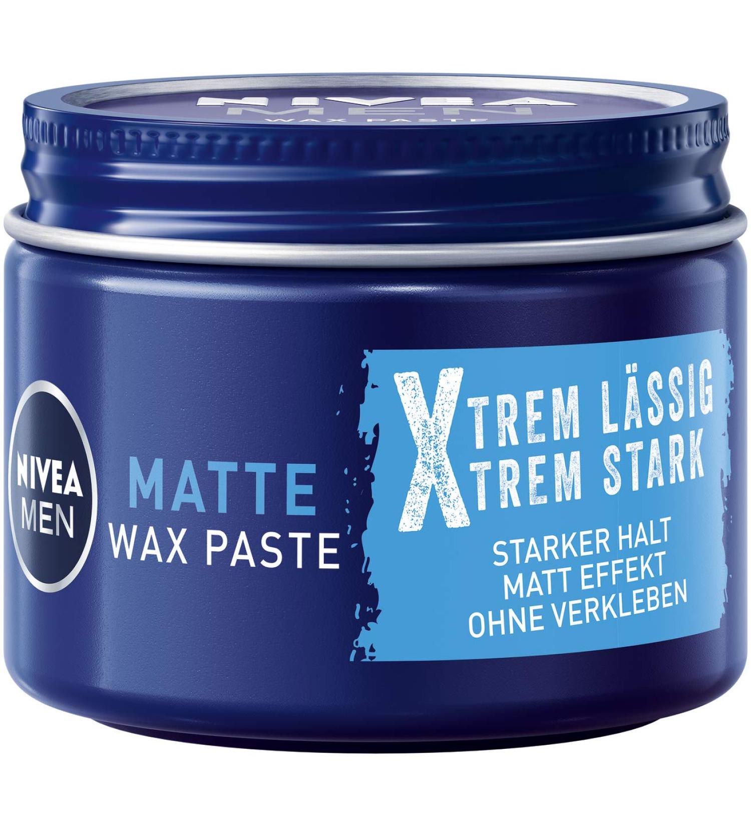 Buy Nivea Men Matte Wax Paste 75ml | Strong Hold Hair Wax for Casual Matte Look & Texture - Buy Online on GoSupps.com